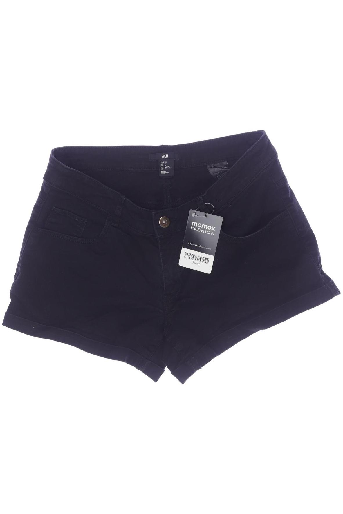 

H&M Damen Shorts, schwarz, Gr. 38