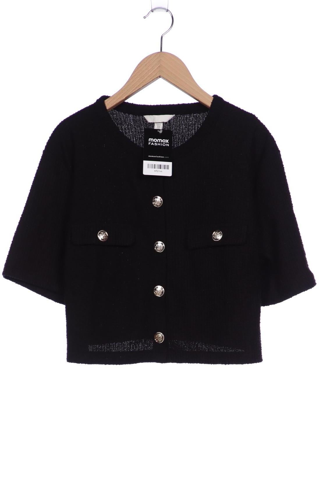 

H&M Damen Strickjacke, schwarz, Gr. 38