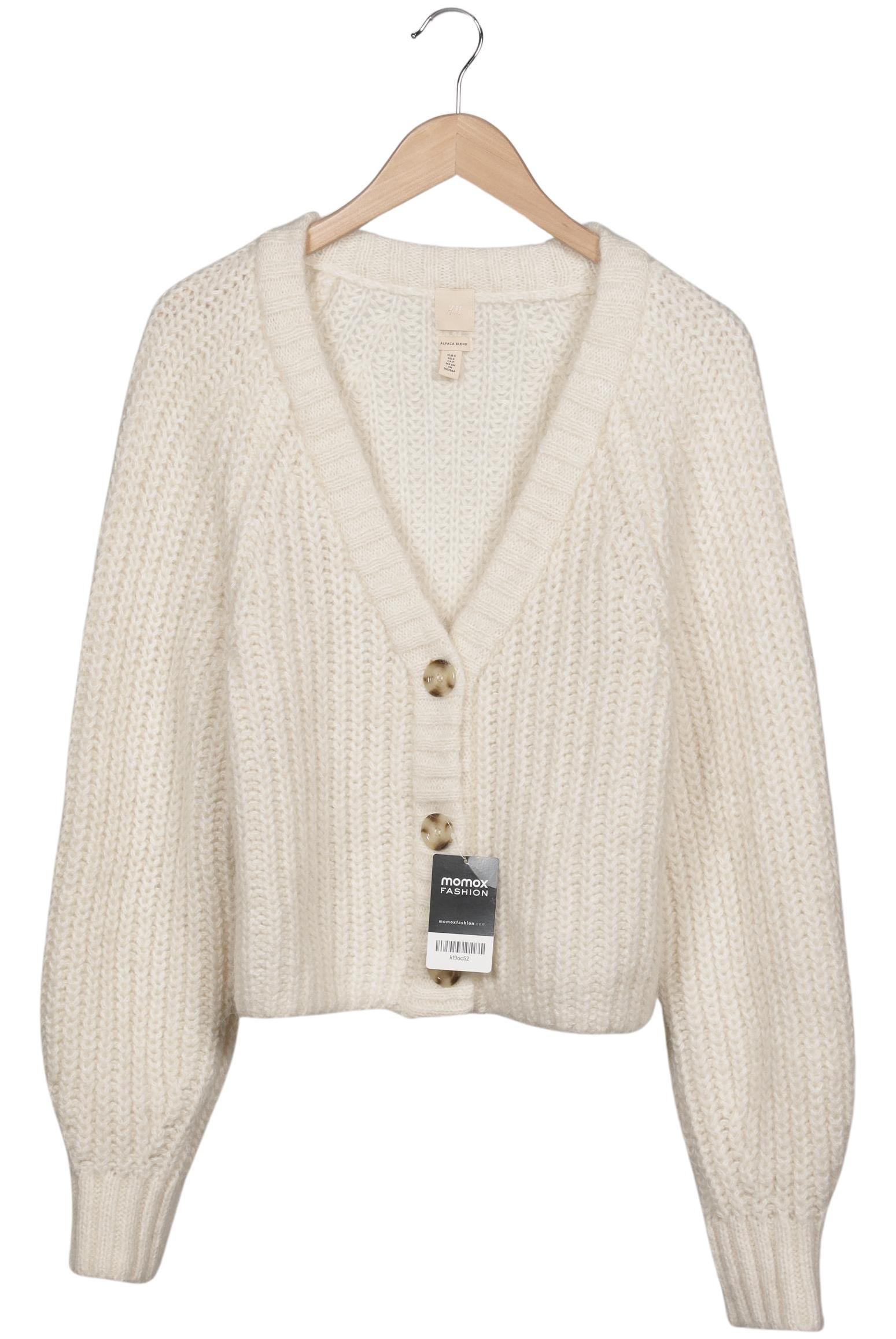 

H&M Damen Strickjacke, cremeweiß, Gr. 36