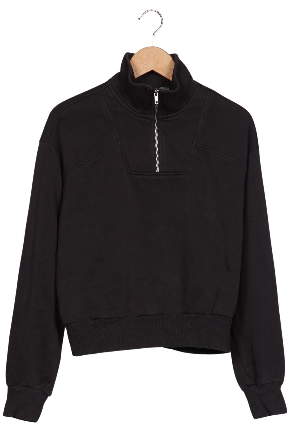 

H&M Damen Sweatshirt, schwarz, Gr. 34