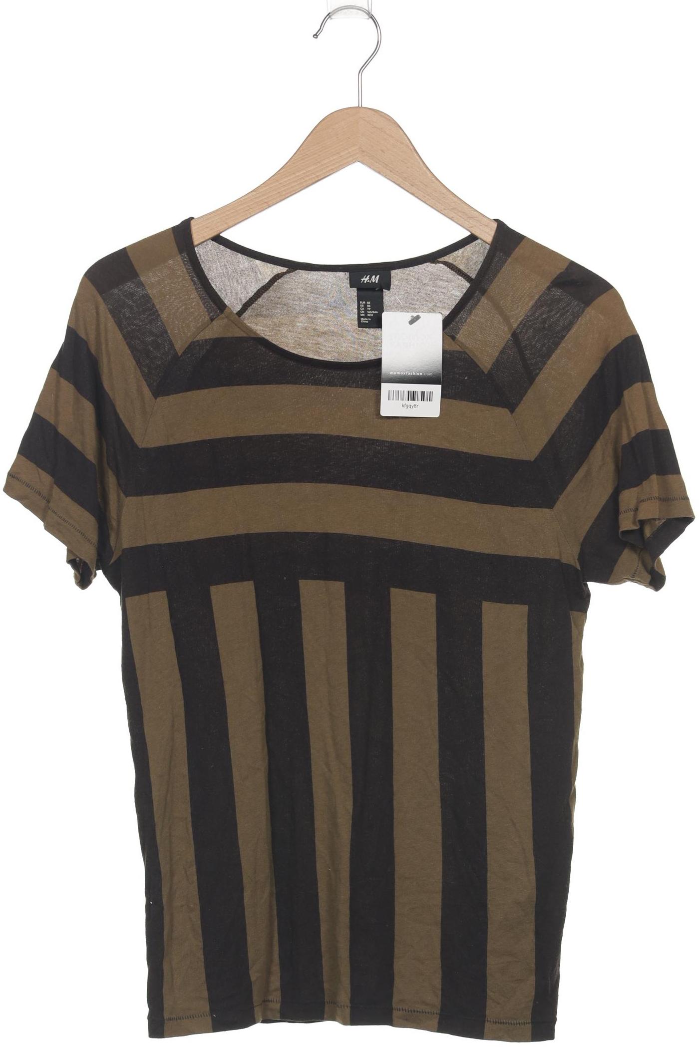 

H&M Damen T-Shirt, grün, Gr. 34