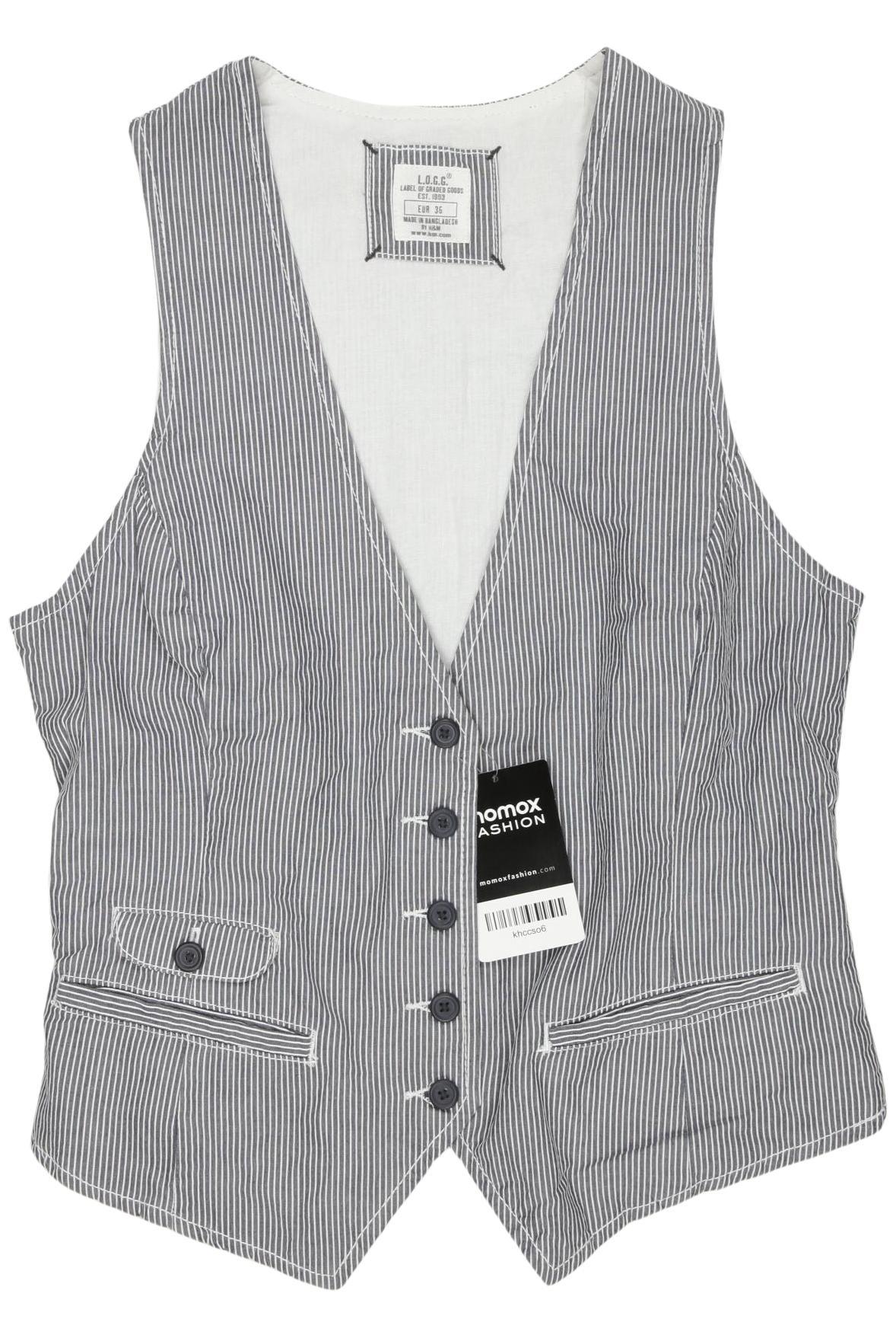 

H&M Damen Weste, grau, Gr. 36