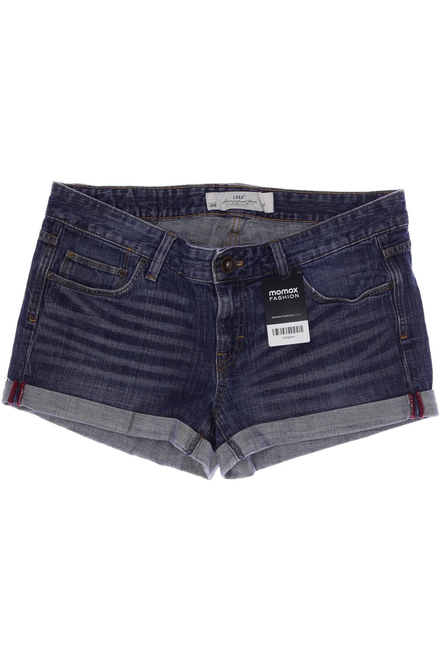 

H&M Damen Shorts, blau, Gr. 32