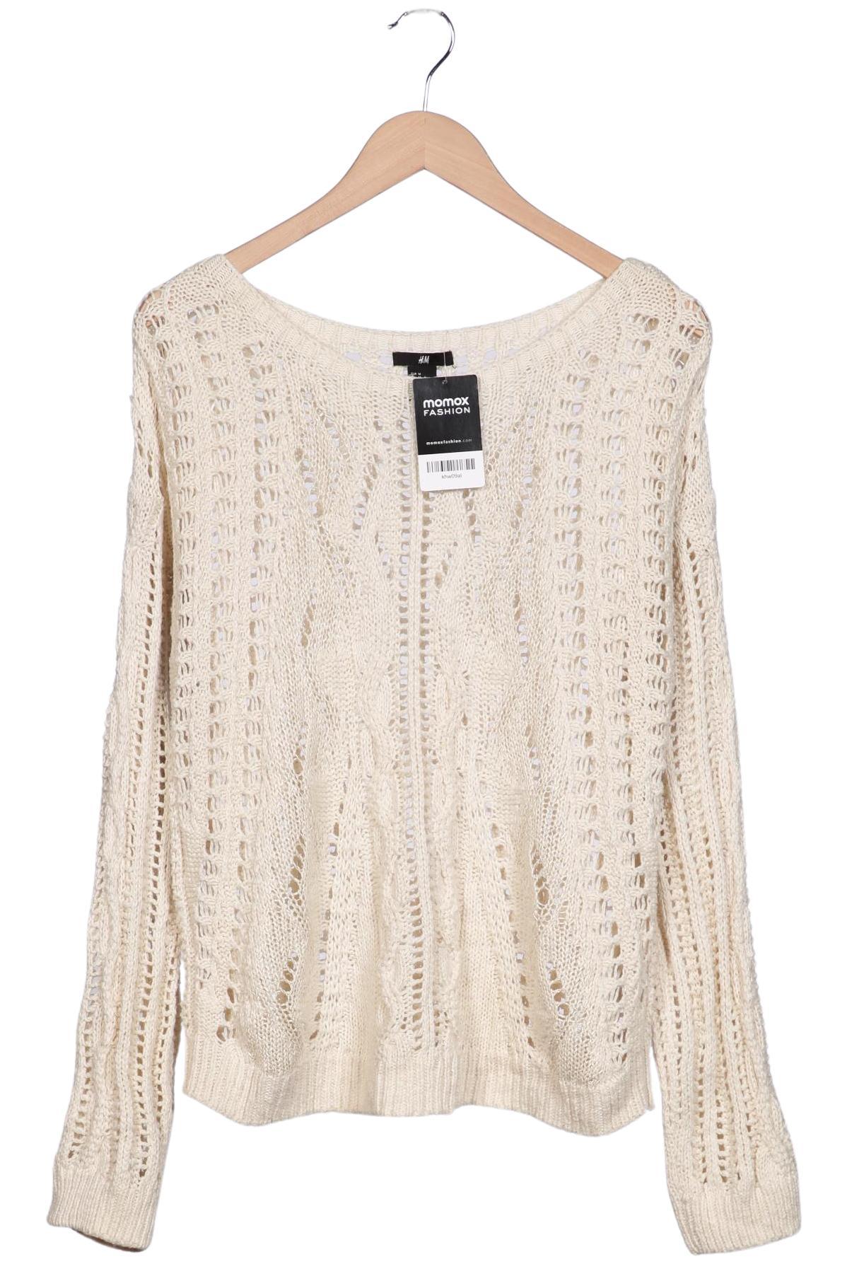 

H&M Damen Pullover, cremeweiß, Gr. 38