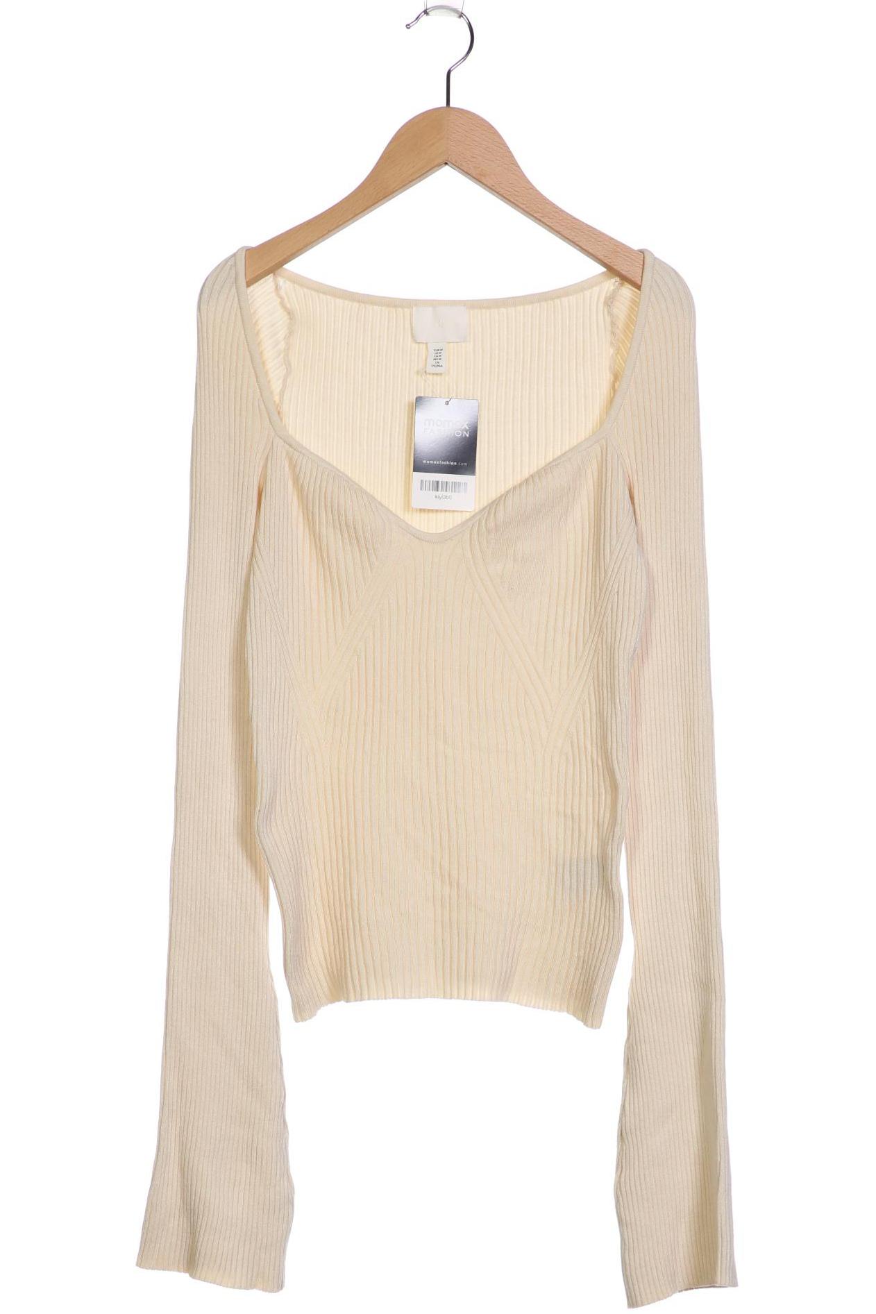 

H&M Damen Pullover, cremeweiß, Gr. 38