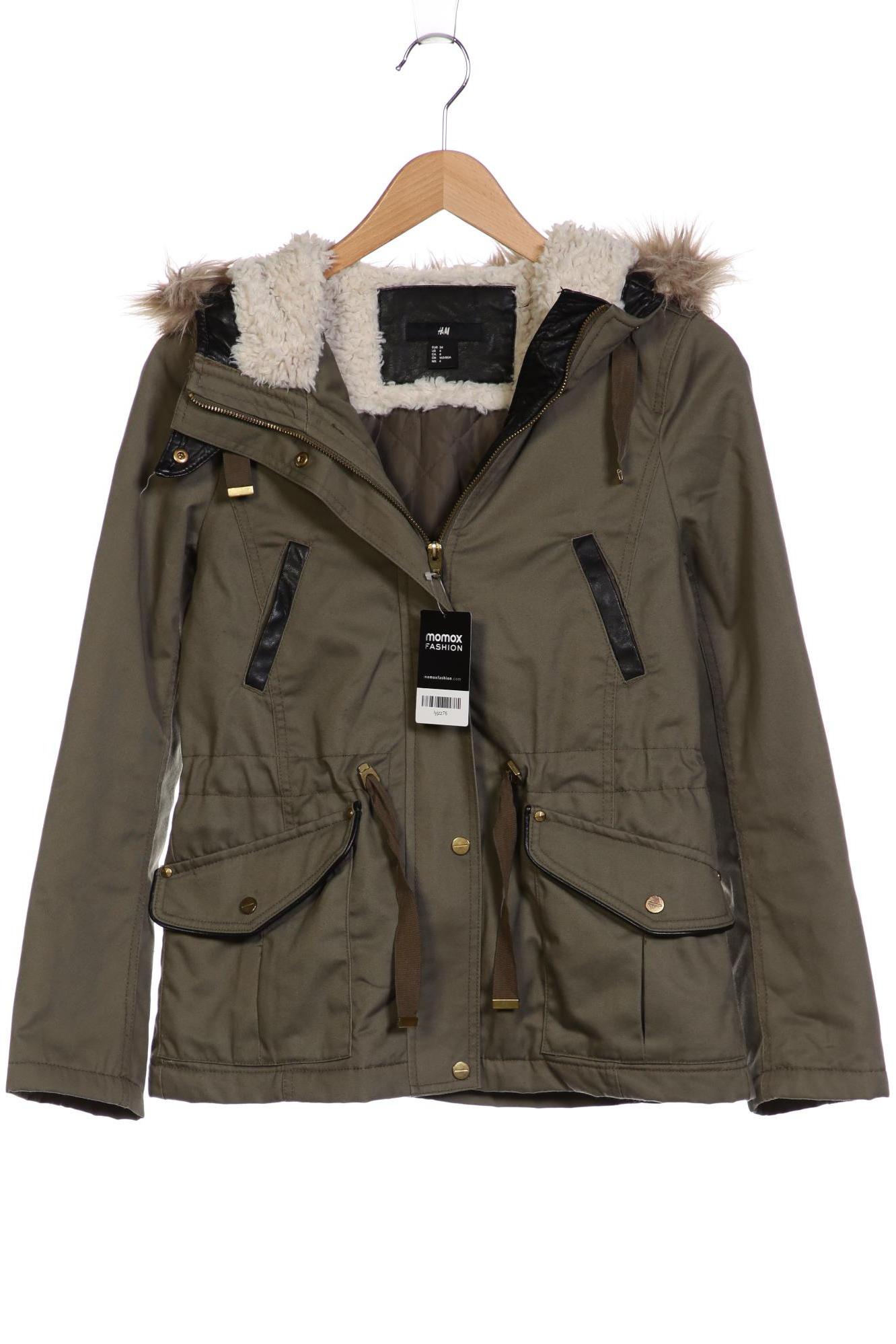 

H&M Damen Jacke, grün, Gr. 34