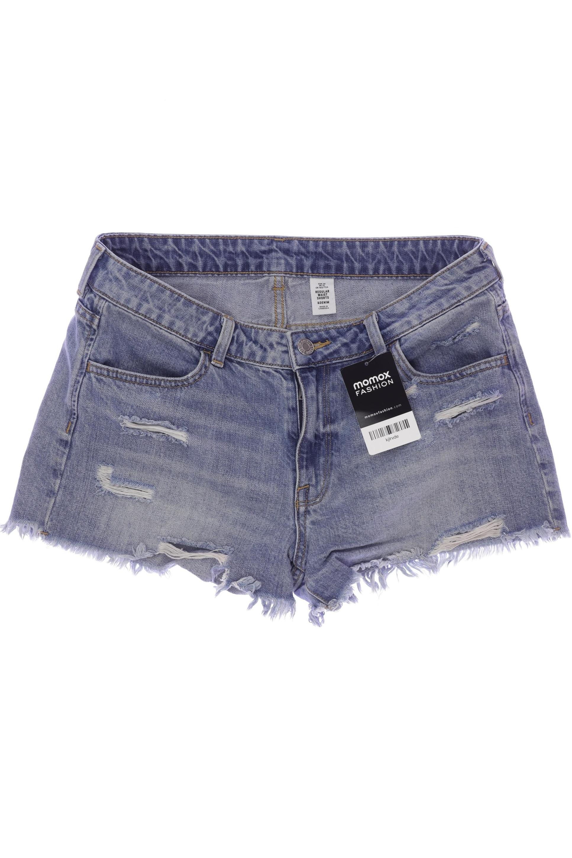 

H&M Damen Shorts, blau, Gr. 38