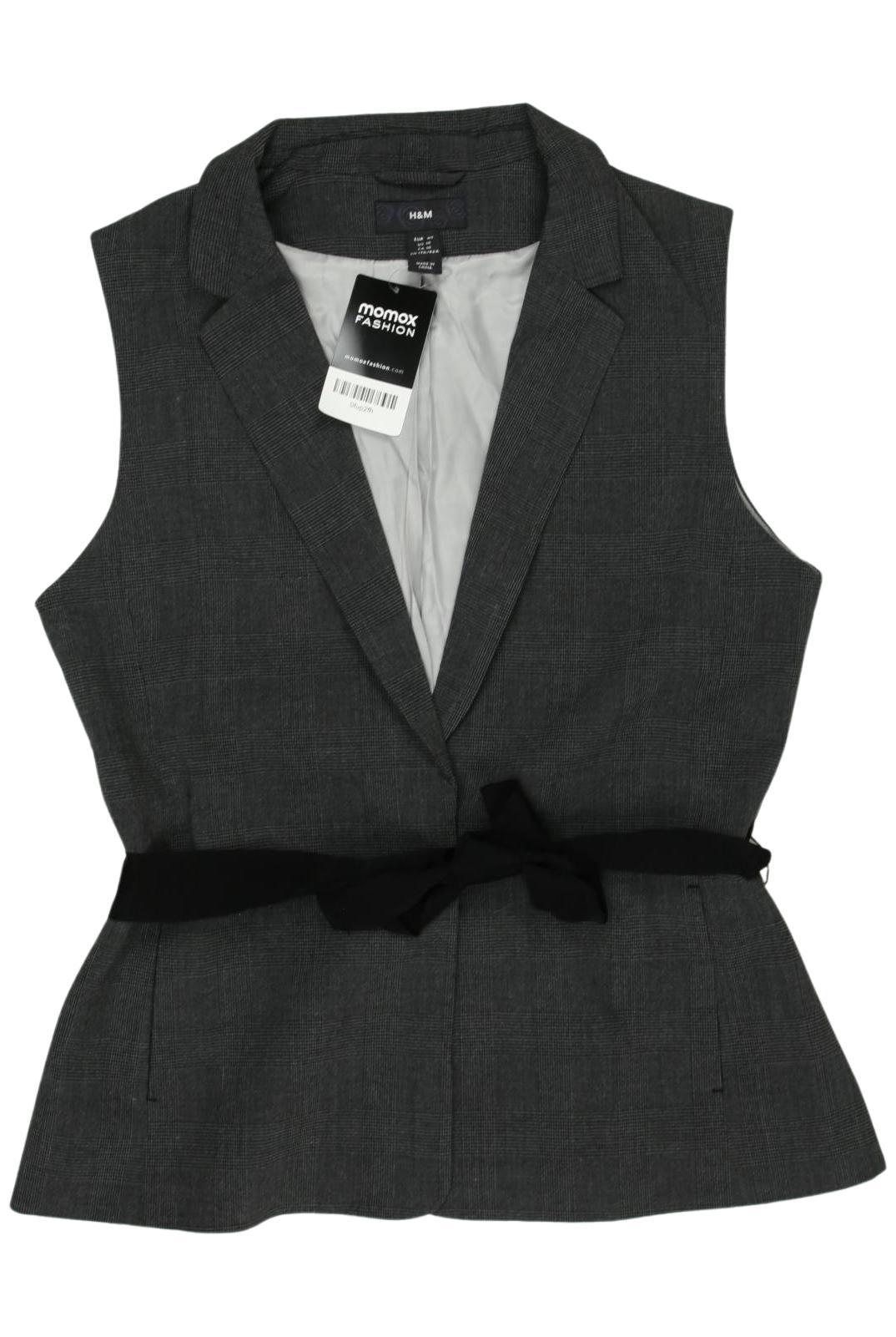 

H&M Damen Weste, grau, Gr. 40