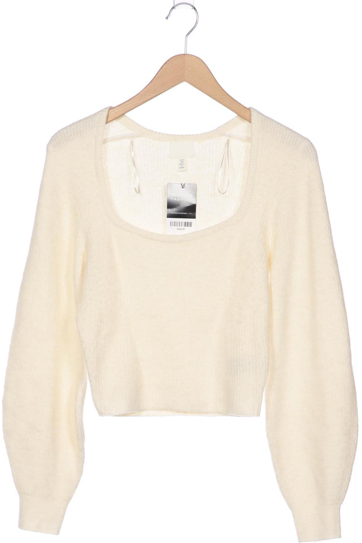 

H&M Damen Pullover, cremeweiß, Gr. 34