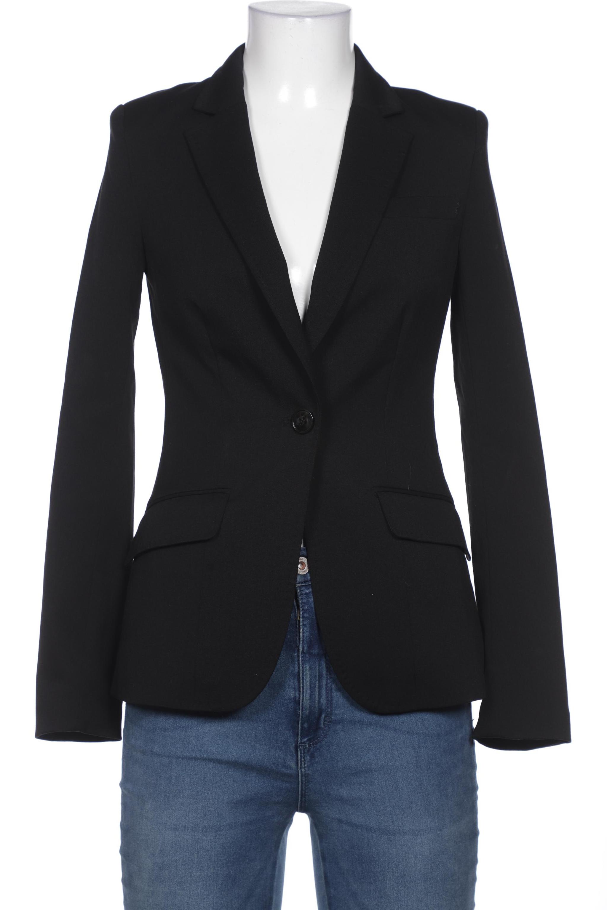 

H&M Damen Blazer, schwarz, Gr. 34