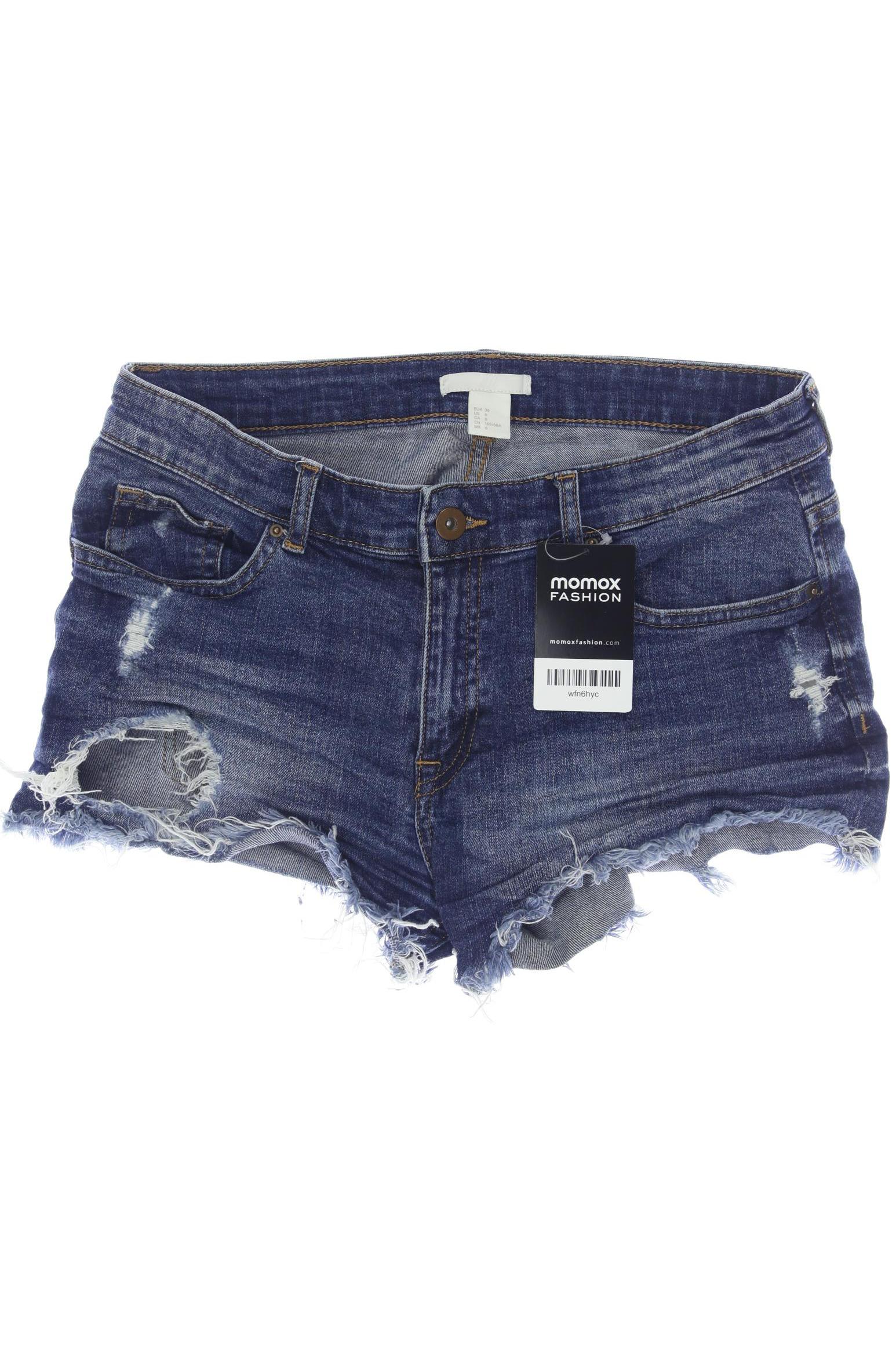 

H&M Damen Shorts, blau, Gr. 36