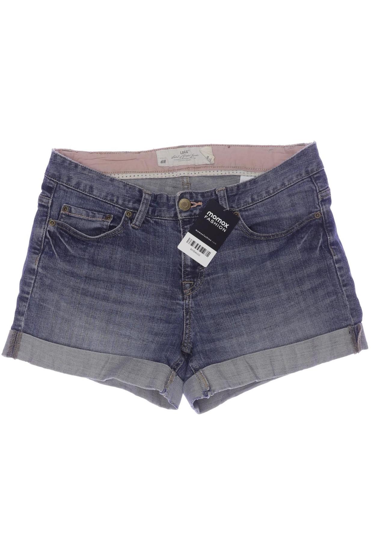 

H&M Damen Shorts, blau, Gr. 27