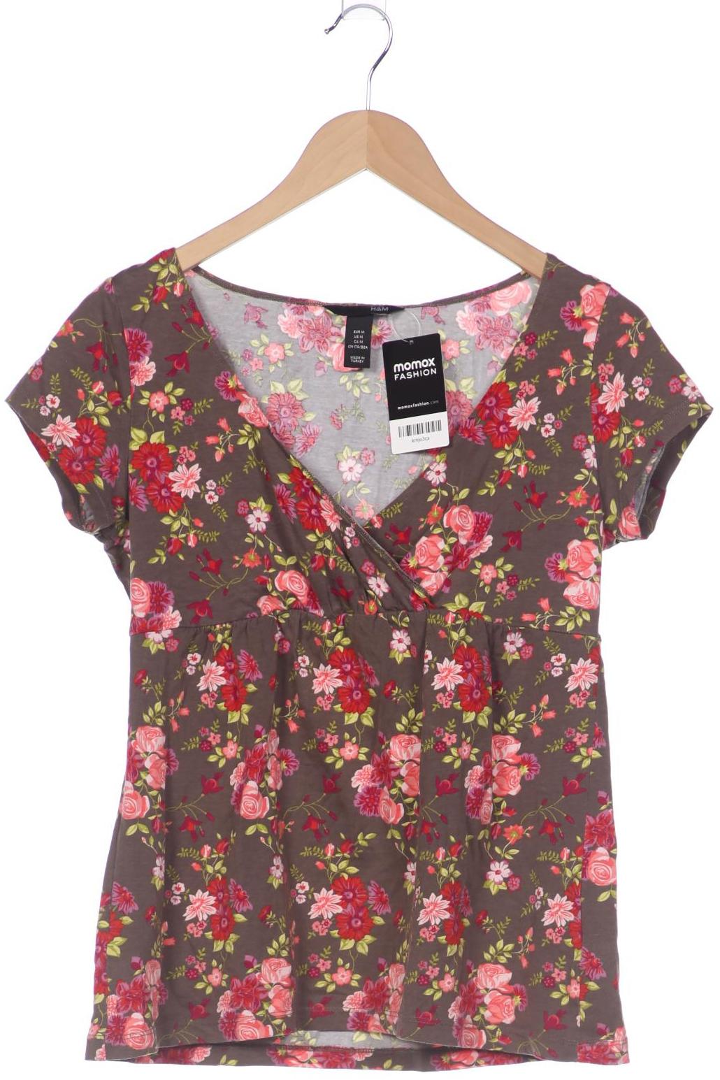 

H&M Damen T-Shirt, mehrfarbig, Gr. 38