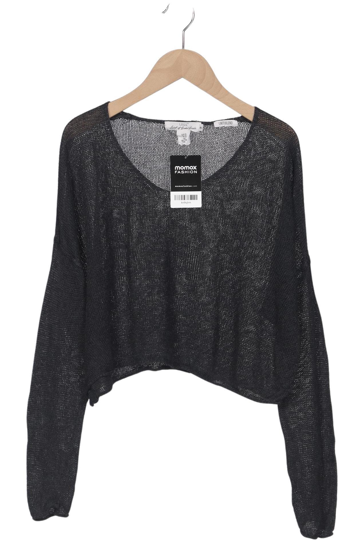 

H&M Damen Pullover, schwarz, Gr. 34