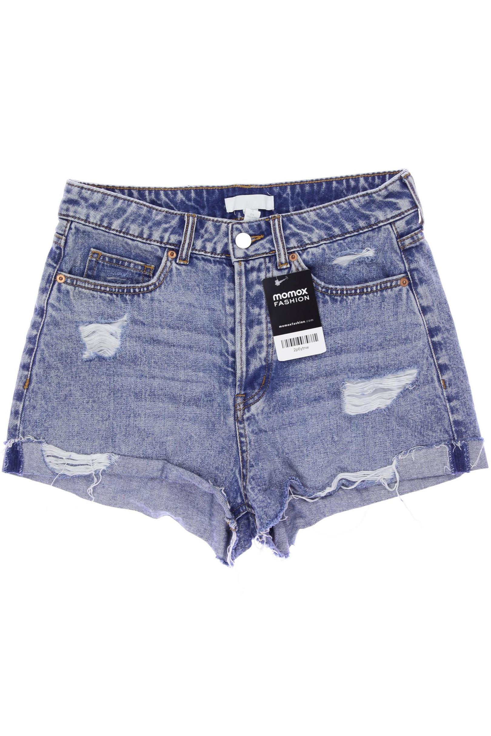

H&M Damen Shorts, blau, Gr. 36