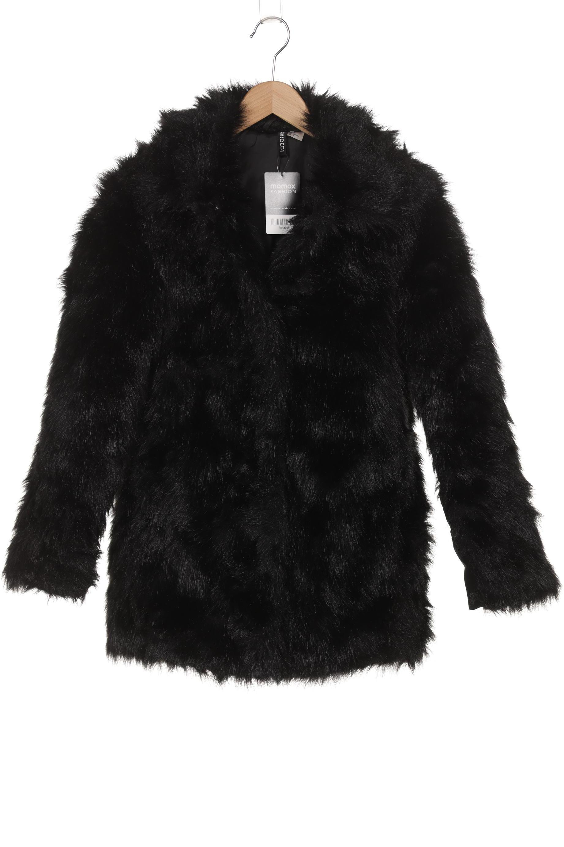 

H&M Damen Mantel, schwarz, Gr. 34