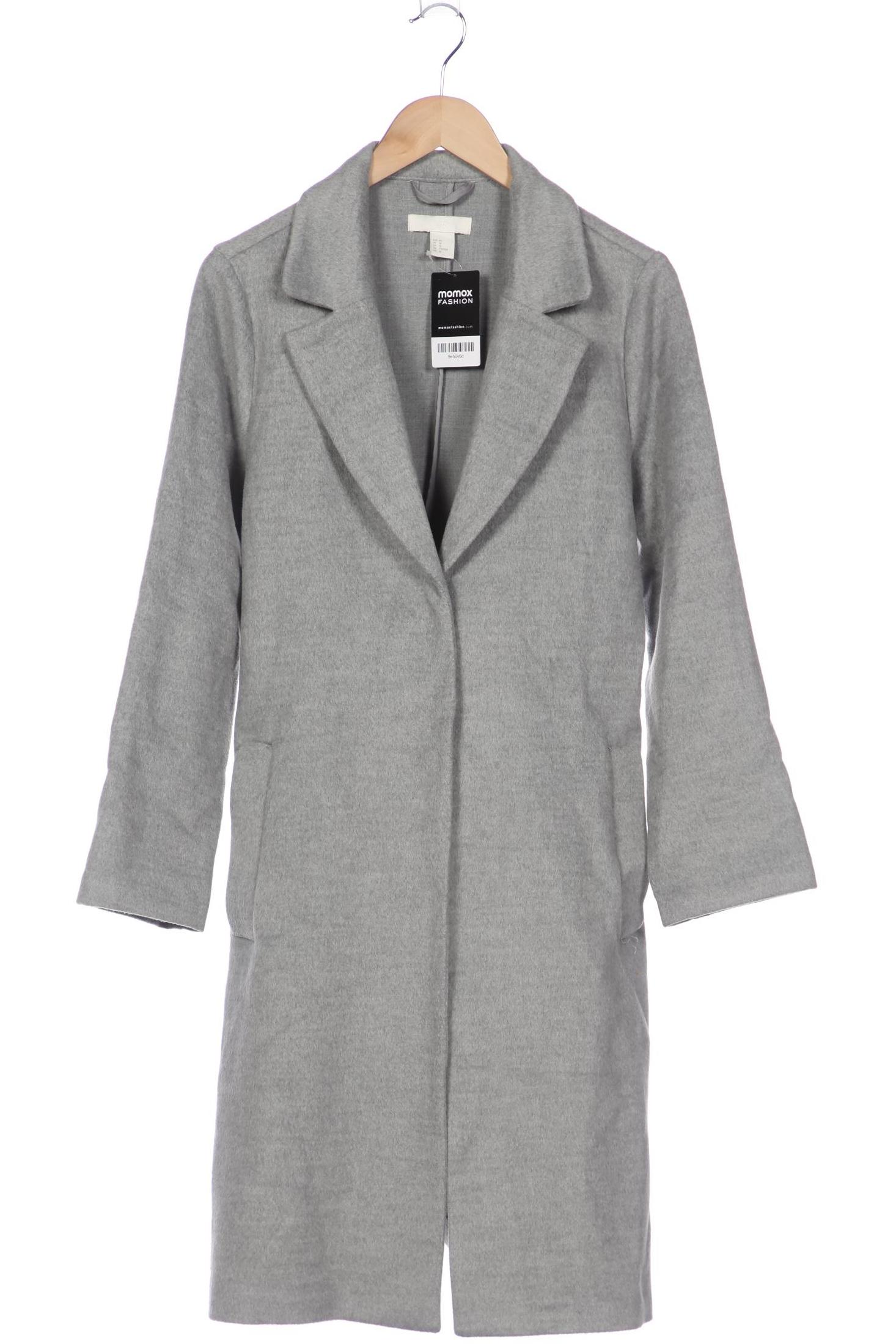 

H&M Damen Mantel, grau, Gr. 40
