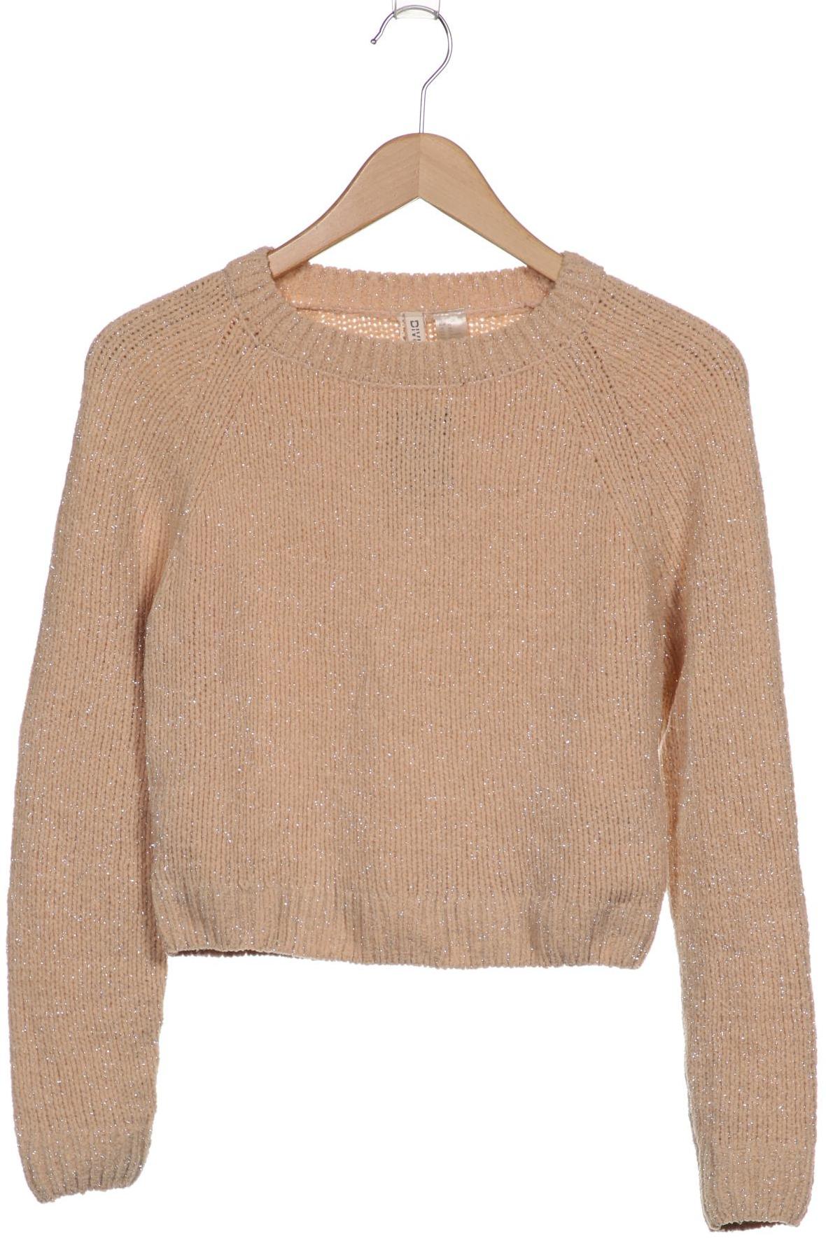 

H&M Damen Pullover, beige, Gr. 34