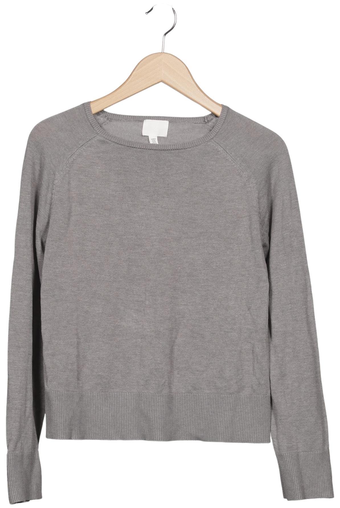 

H&M Damen Pullover, grau, Gr. 34