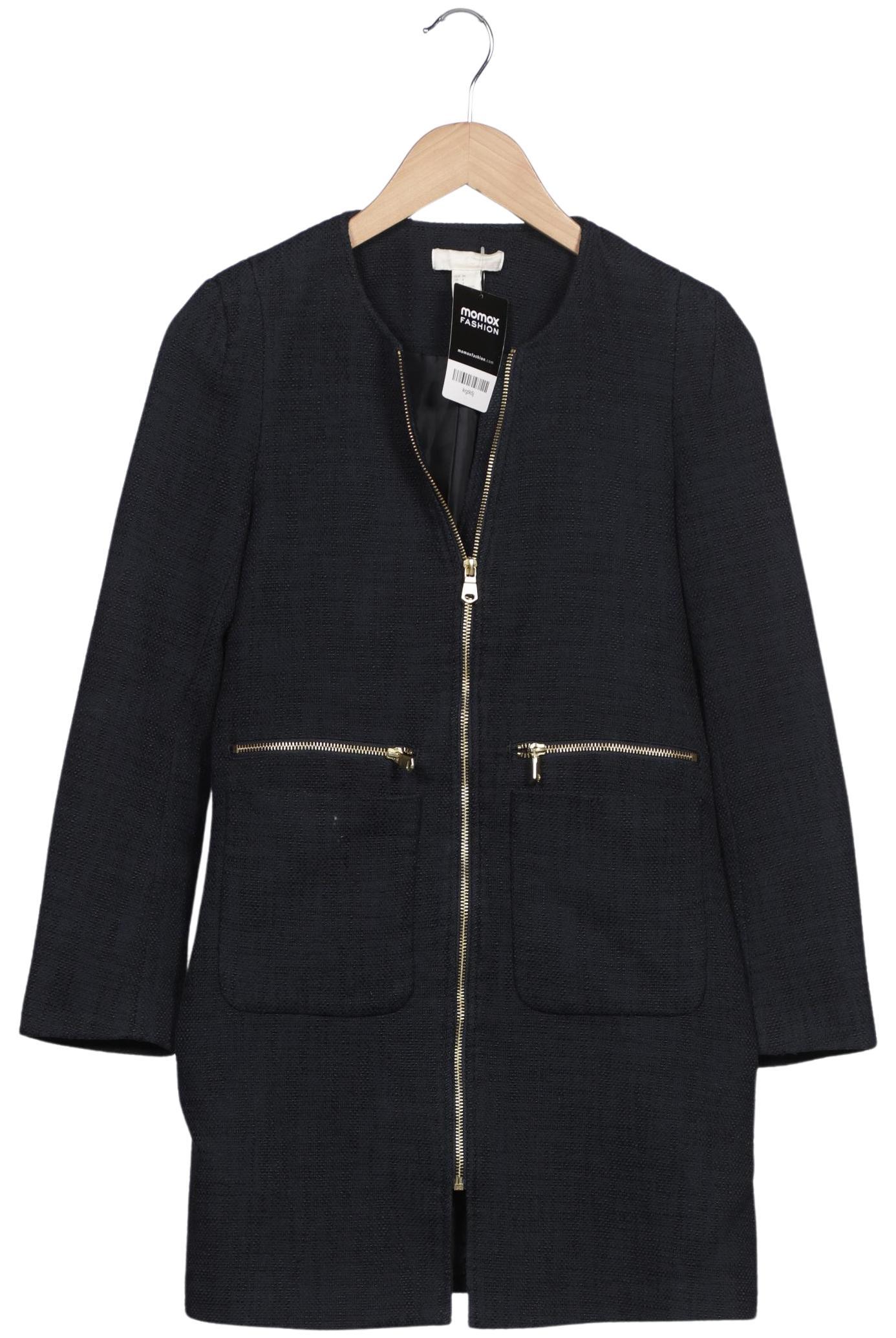 

H&M Damen Mantel, marineblau, Gr. 34