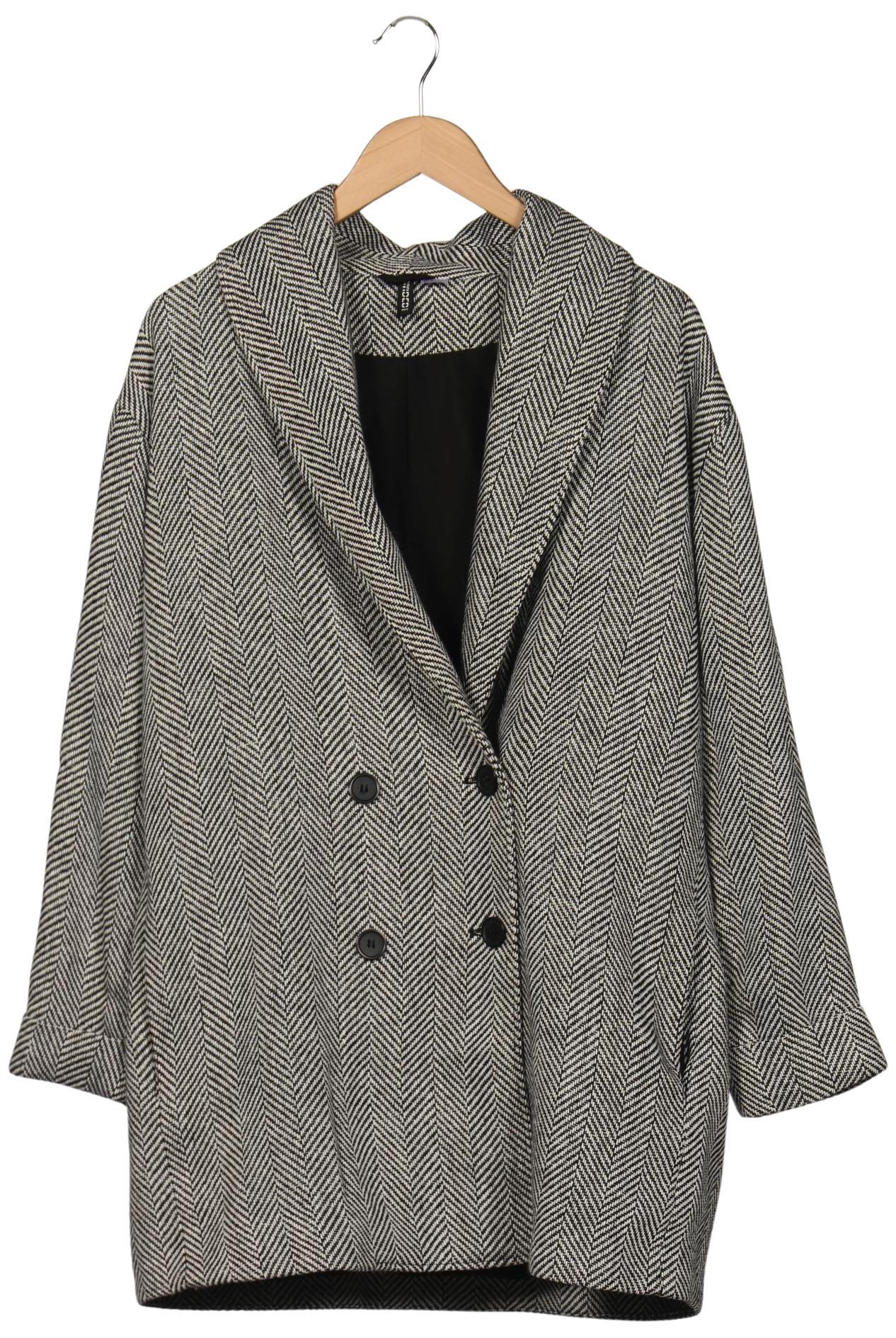 

H&M Damen Mantel, schwarz, Gr. 42