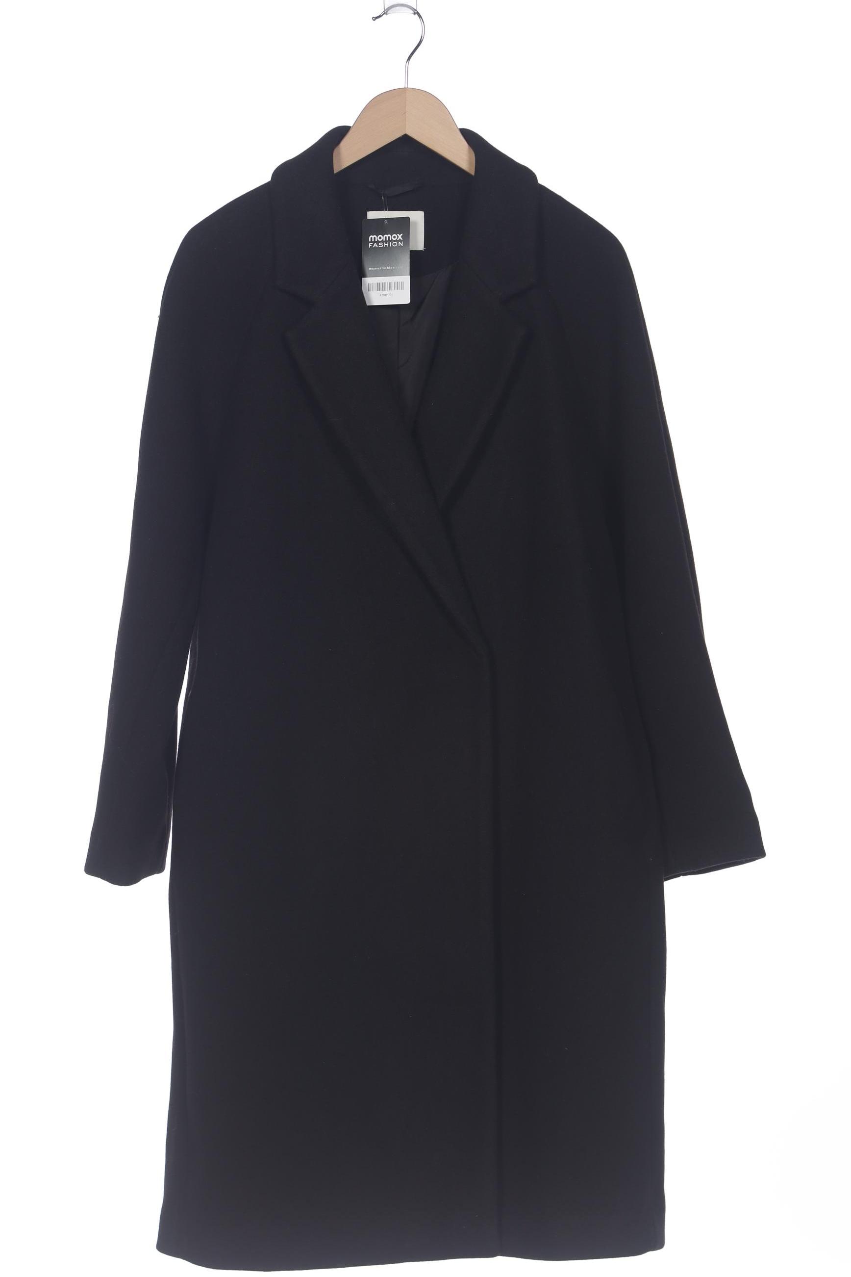 

H&M Damen Mantel, schwarz, Gr. 38
