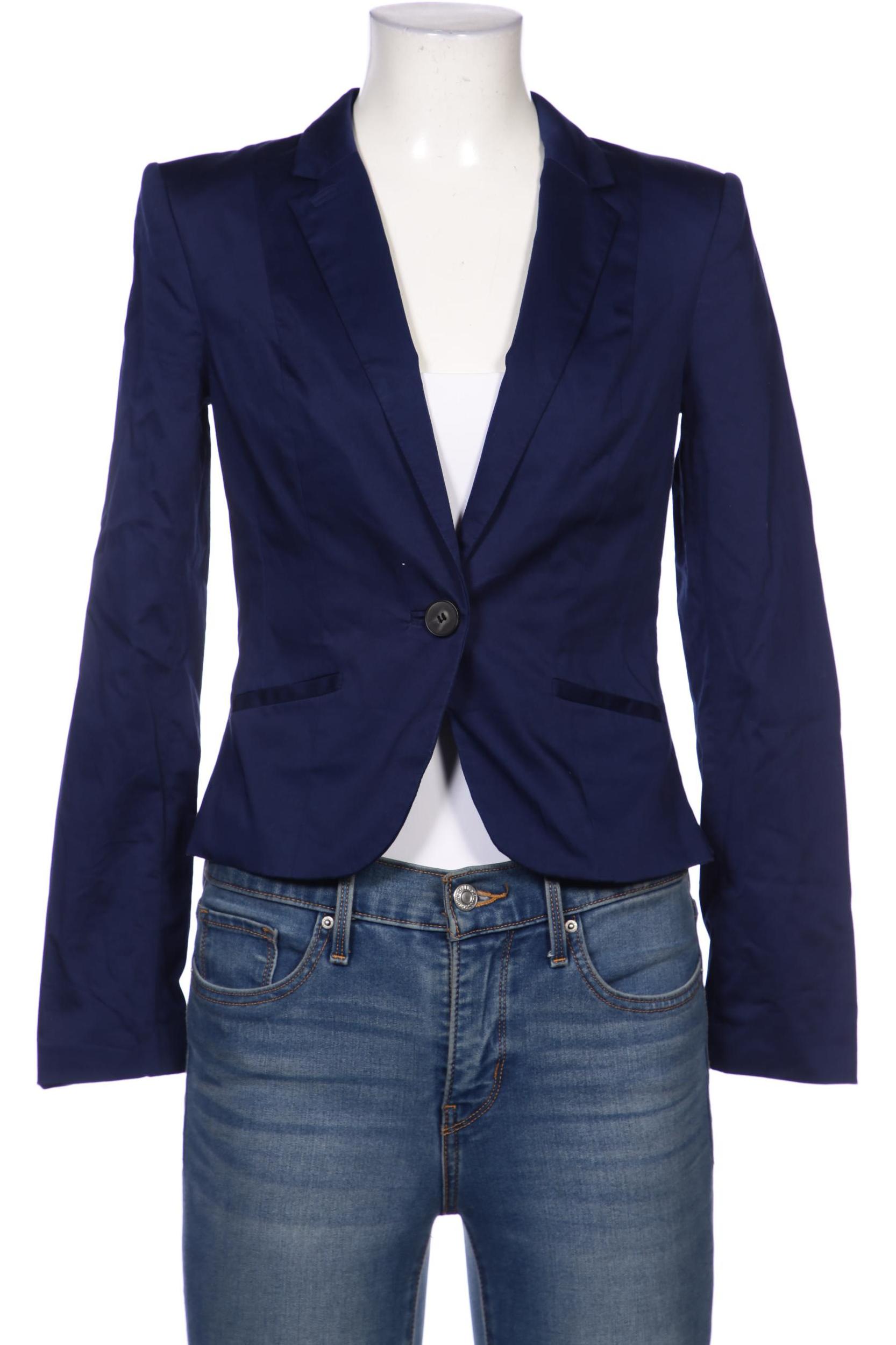 

H&M Damen Blazer, blau, Gr. 34