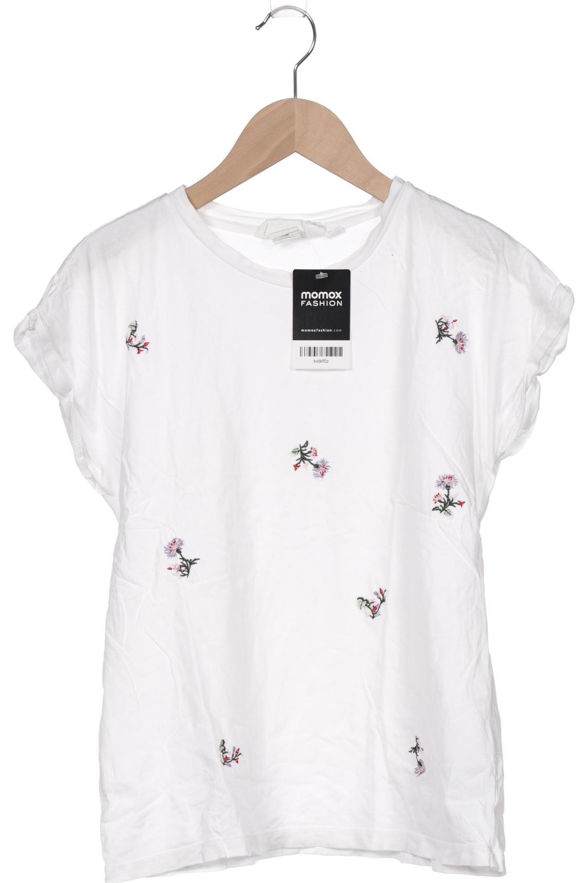 

H&M Damen T-Shirt, weiß