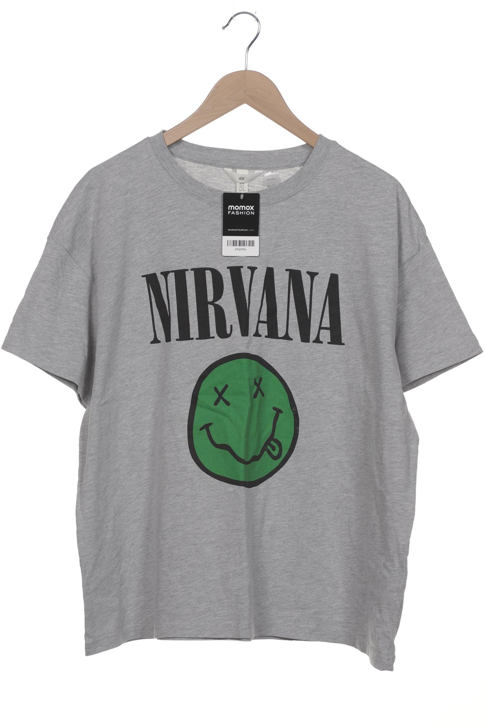 

H&M Damen T-Shirt, grau, Gr. 44