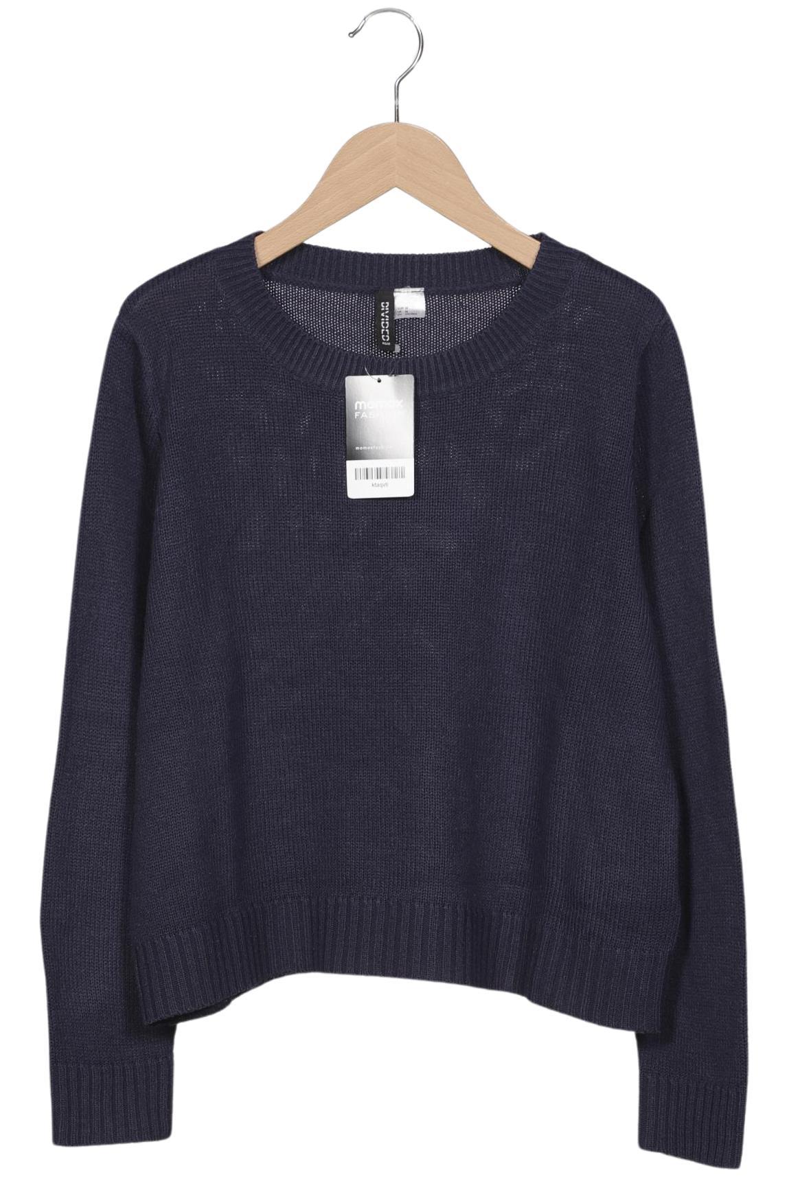 

H&M Damen Pullover, marineblau, Gr. 38