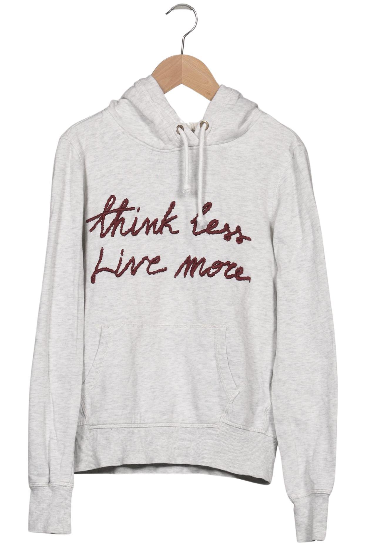 

H&M Damen Kapuzenpullover, grau, Gr. 38