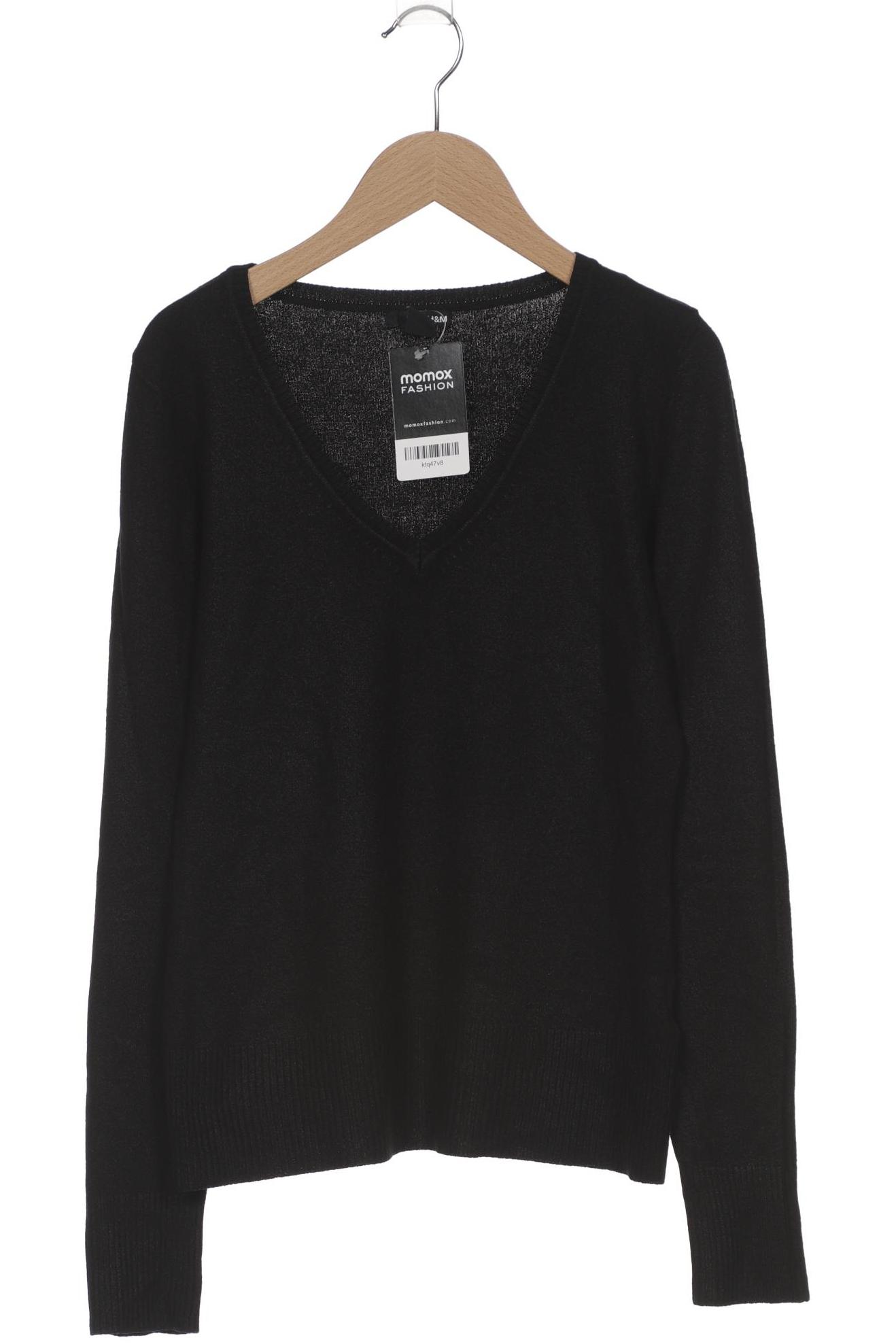 

H&M Damen Pullover, schwarz, Gr. 38