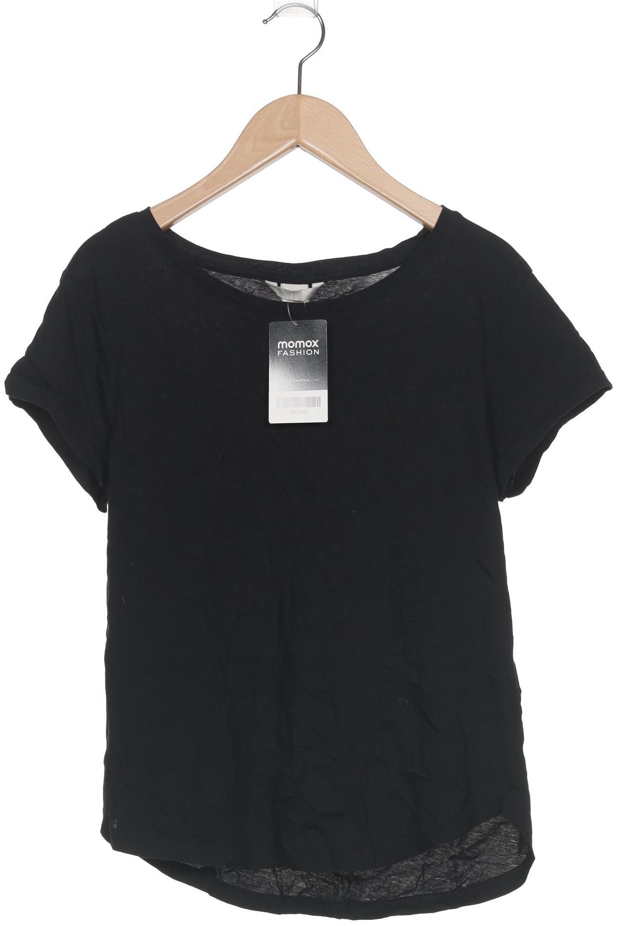 

H&M Damen T-Shirt, schwarz, Gr. 34