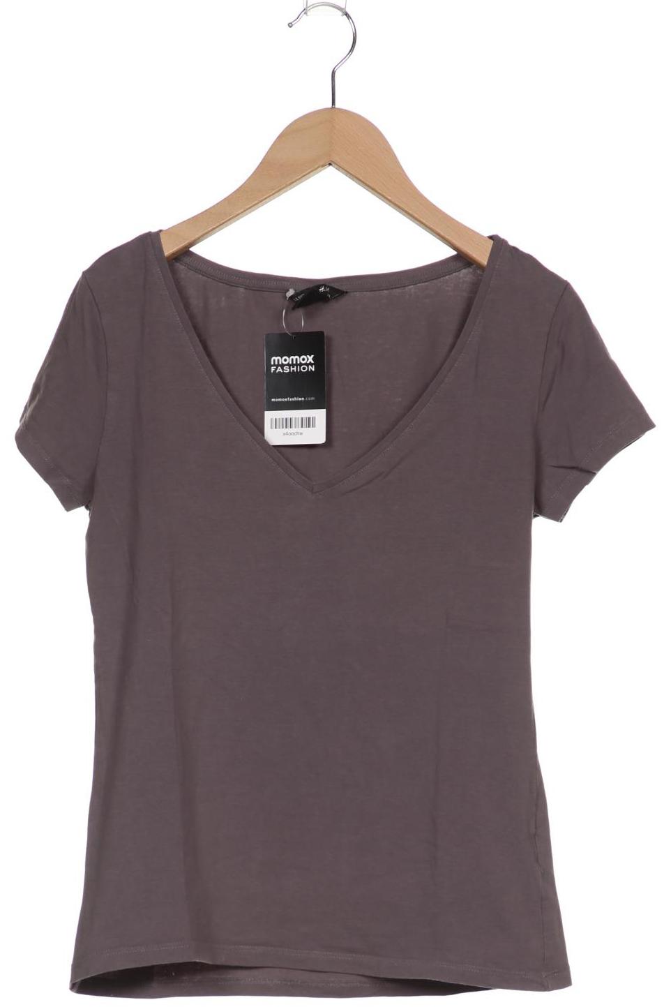 

H&M Damen T-Shirt, grau, Gr. 38