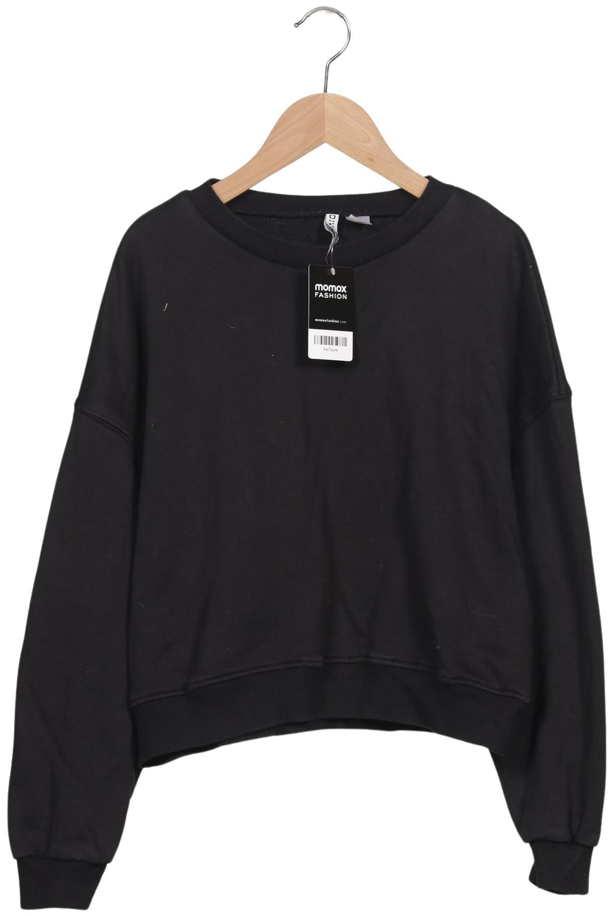 

H&M Damen Sweatshirt, schwarz, Gr. 42