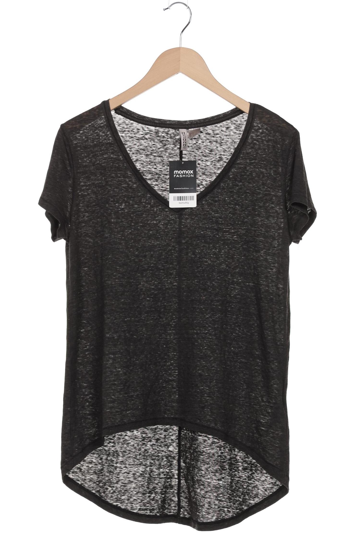 

H&M Damen T-Shirt, grau, Gr. 36