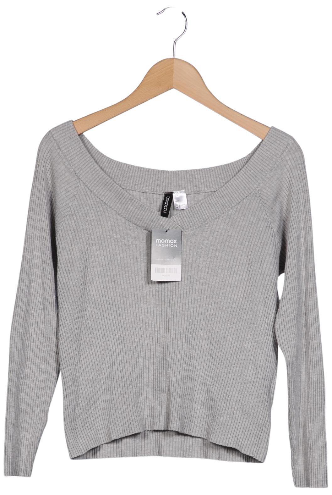 

H&M Damen Pullover, grau, Gr. 42