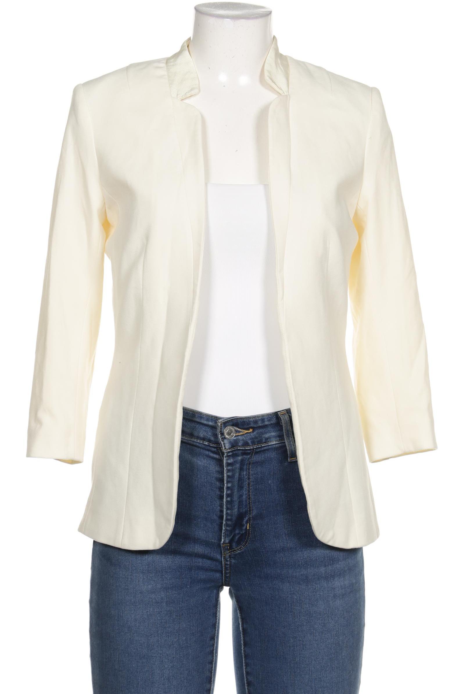 

H&M Damen Blazer, cremeweiß, Gr. 38