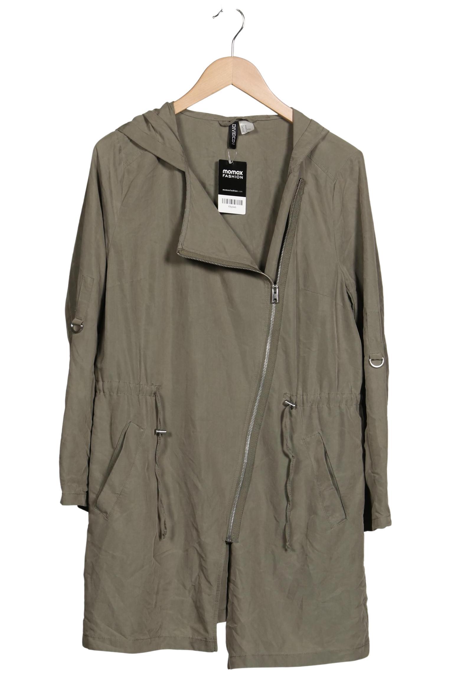 

H&M Damen Mantel, grün, Gr. 40