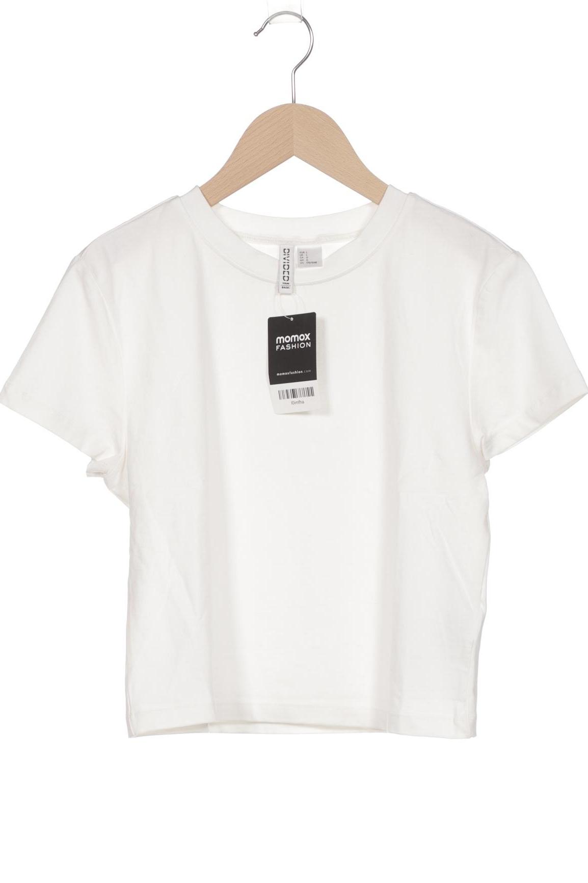 

H&M Damen T-Shirt, weiß, Gr. 42
