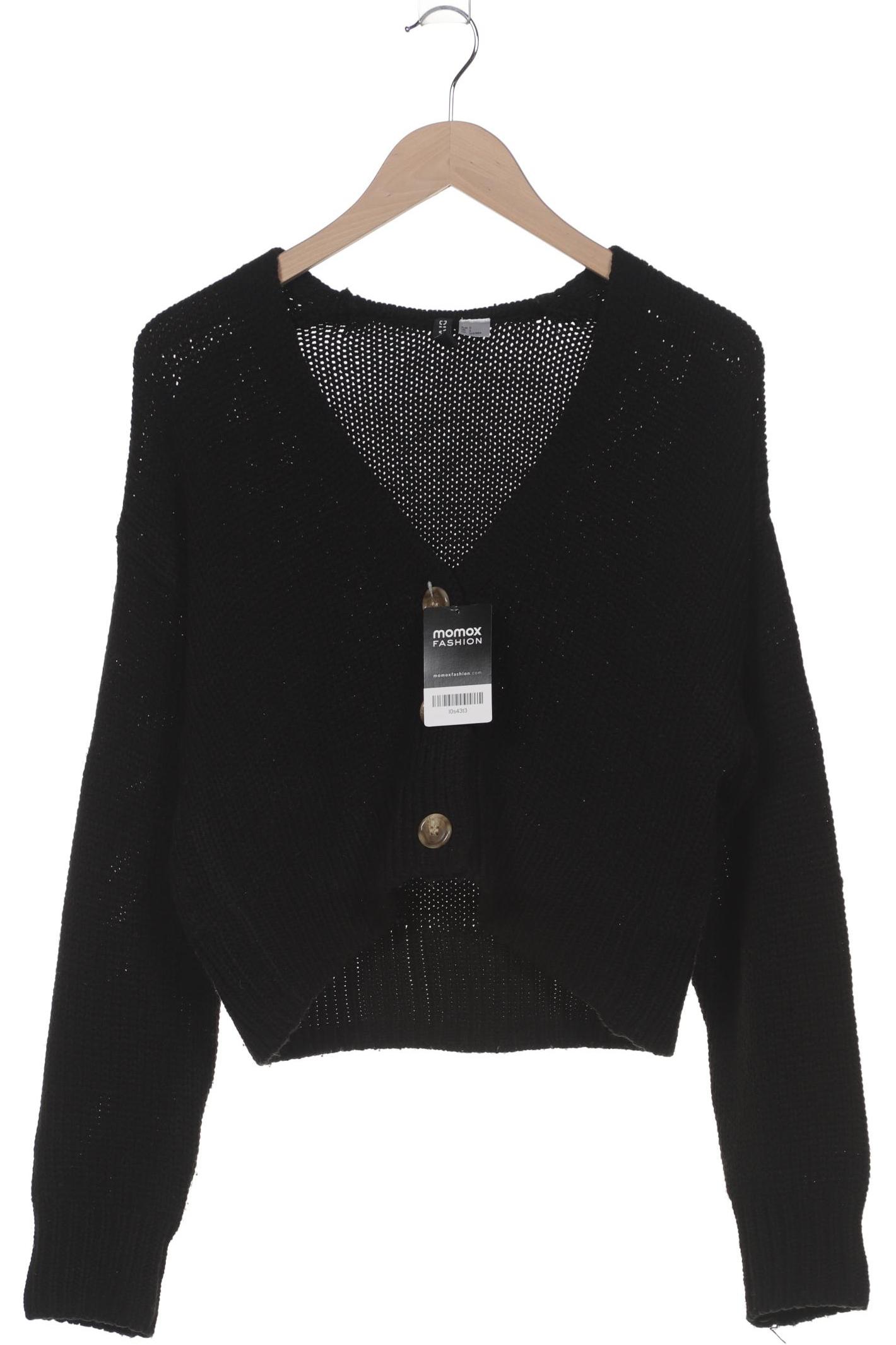 

H&M Damen Strickjacke, schwarz, Gr. 36