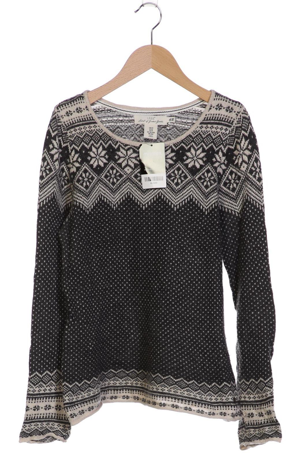 

H&M Damen Pullover, grau, Gr. 34