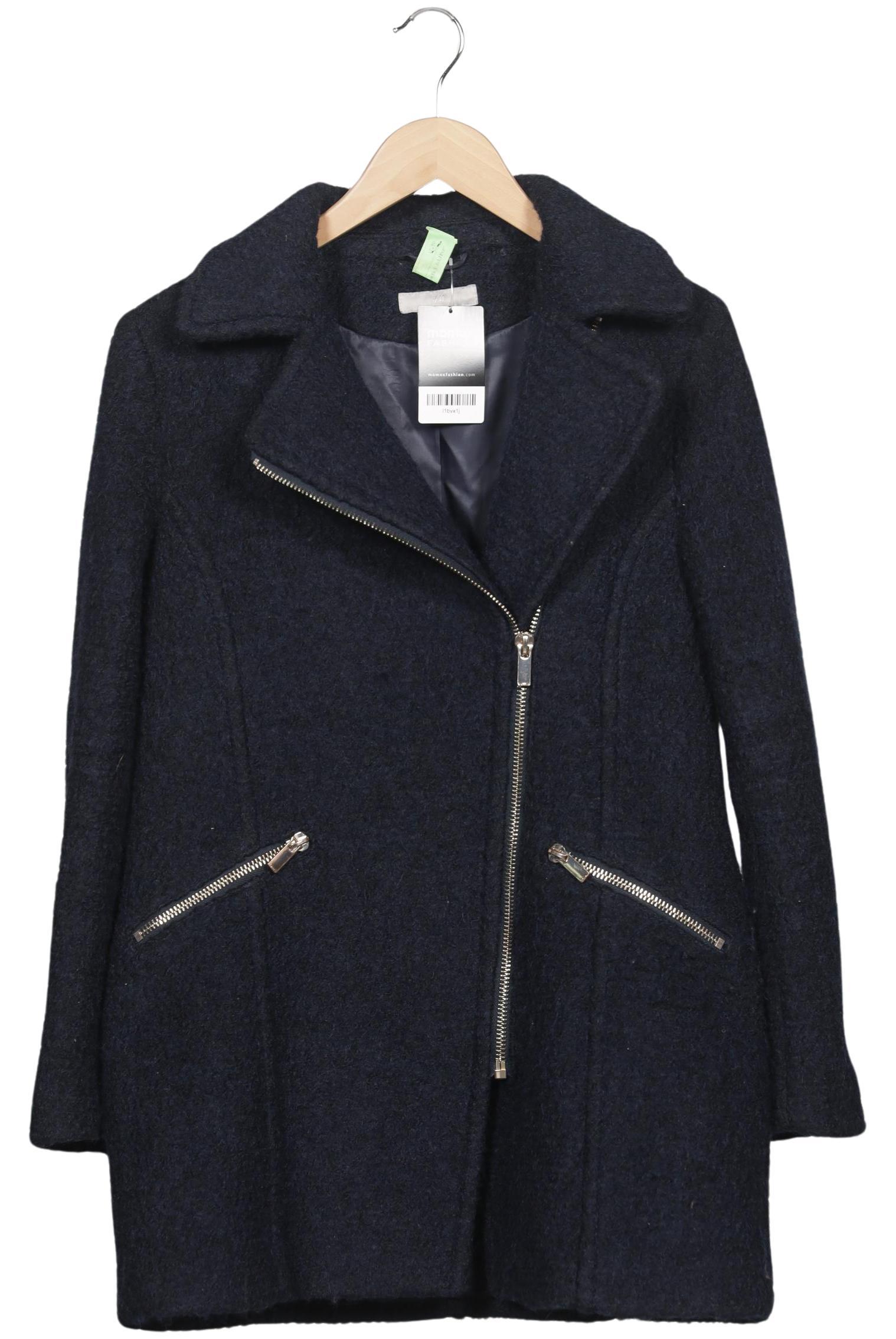 

H&M Damen Mantel, marineblau, Gr. 40