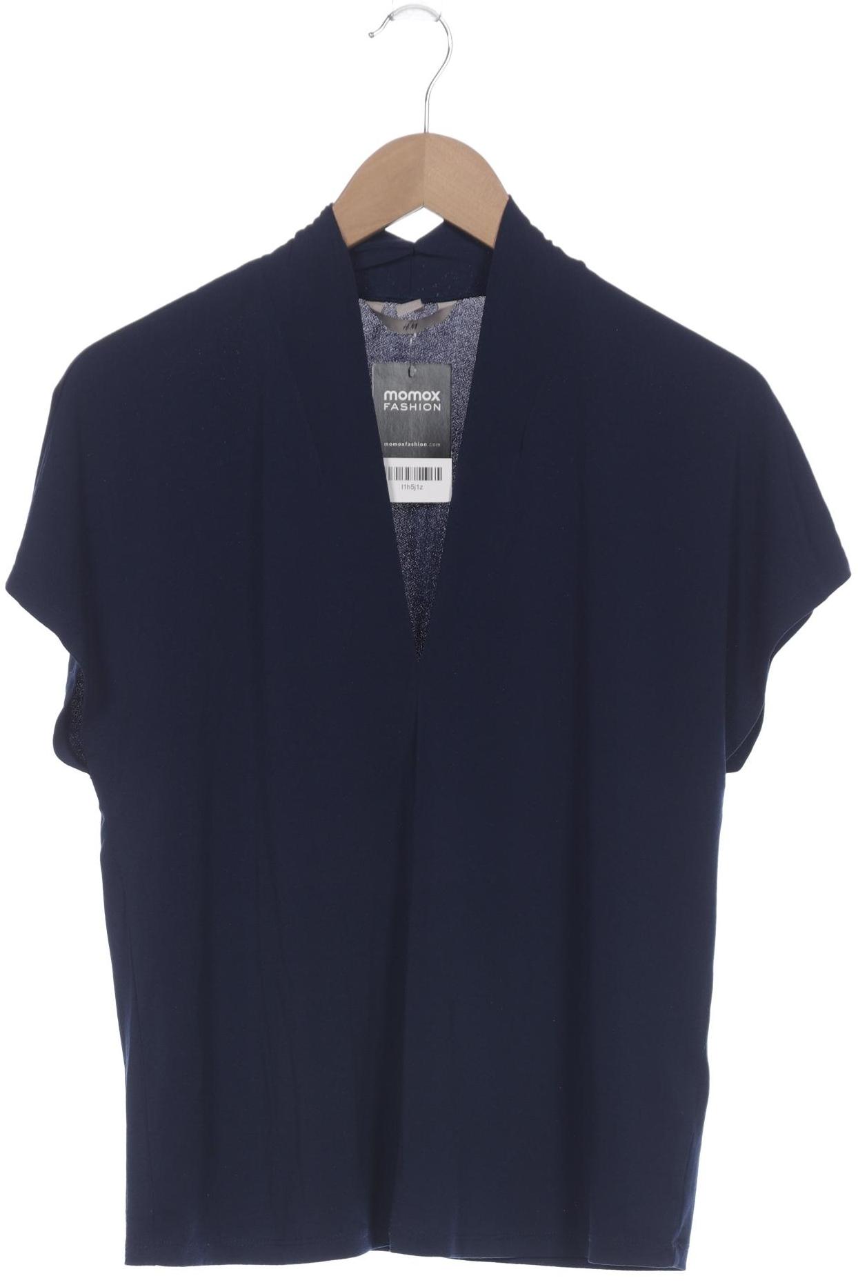 

H&M Damen Poloshirt, marineblau, Gr. 38