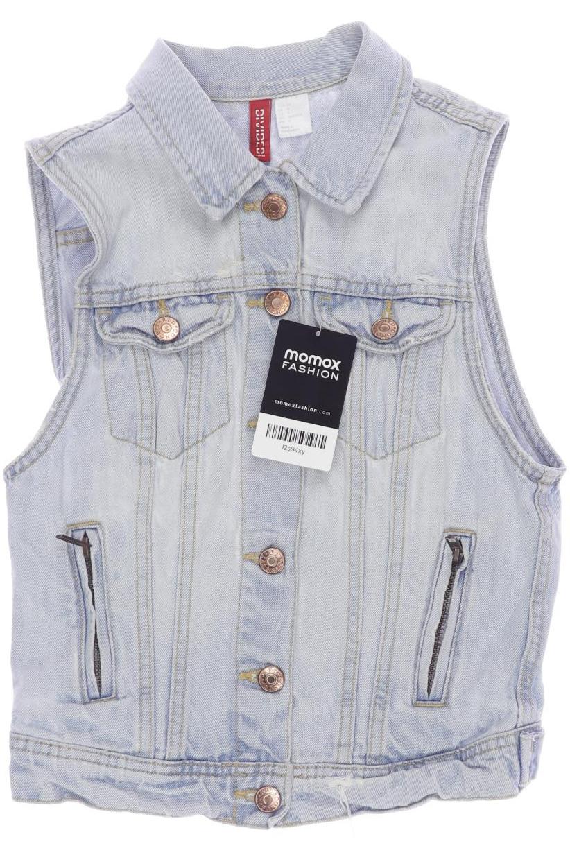 

H&M Damen Weste, hellblau, Gr. 34