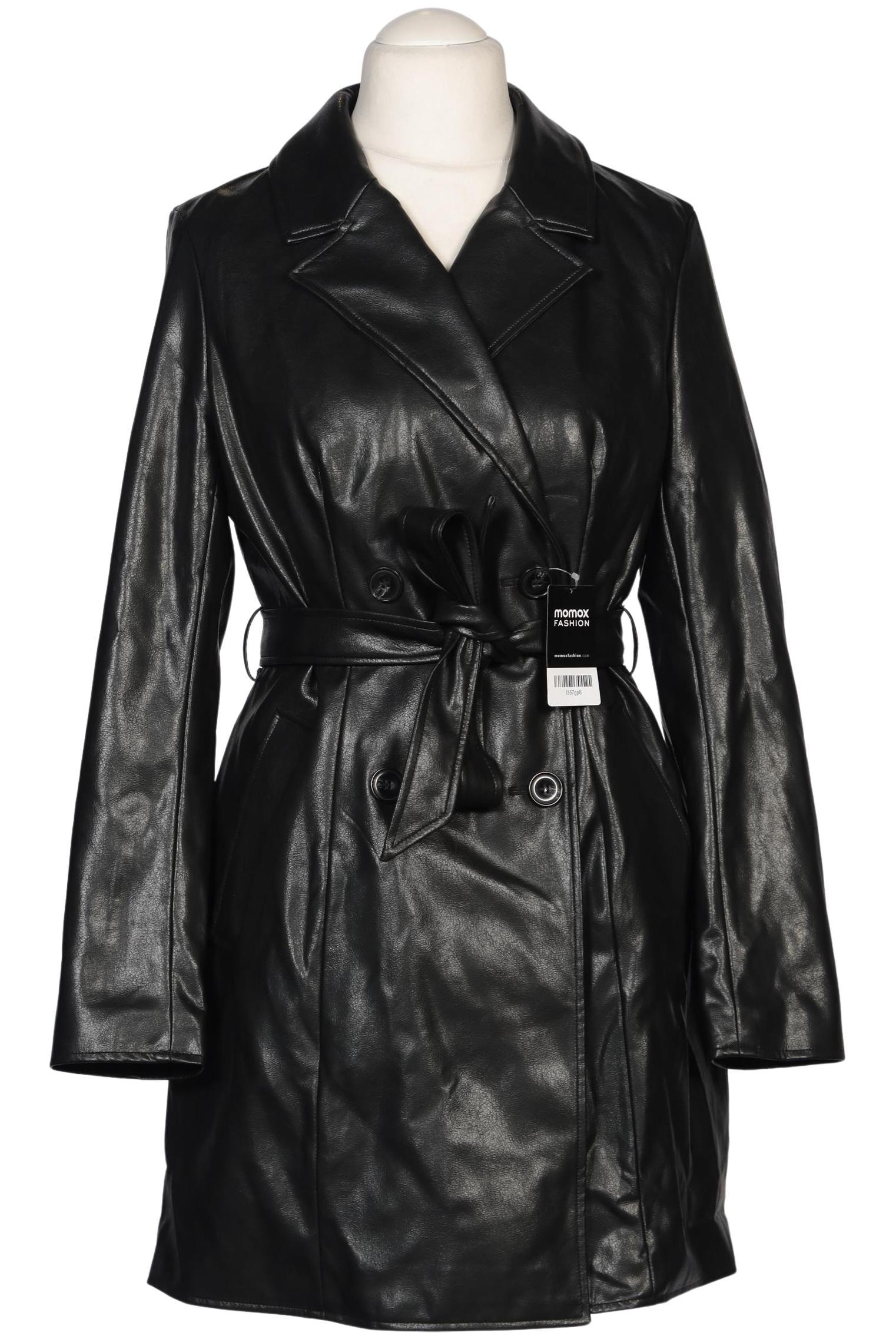 

H&M Damen Mantel, schwarz, Gr. 38