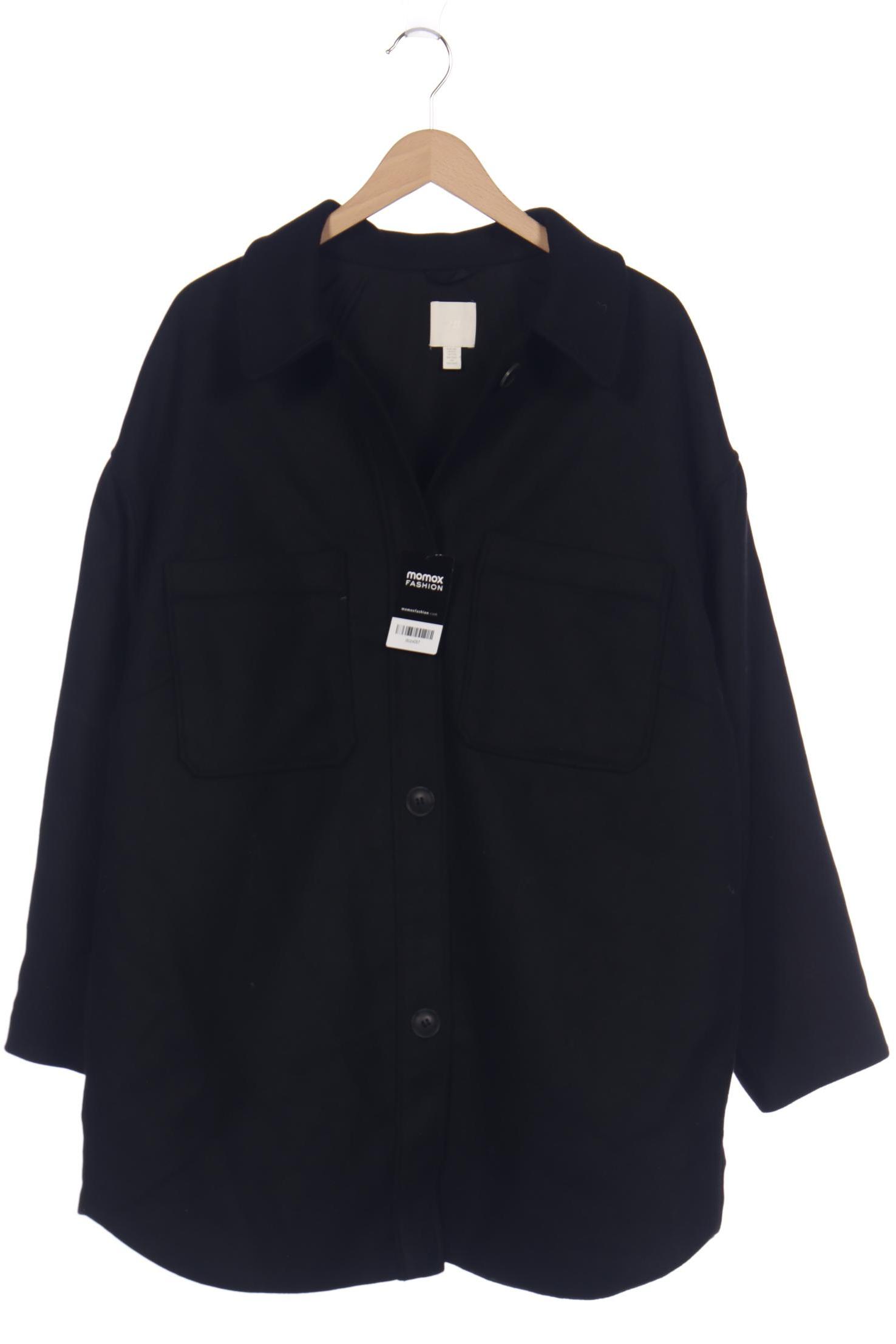 

H&M Damen Mantel, schwarz