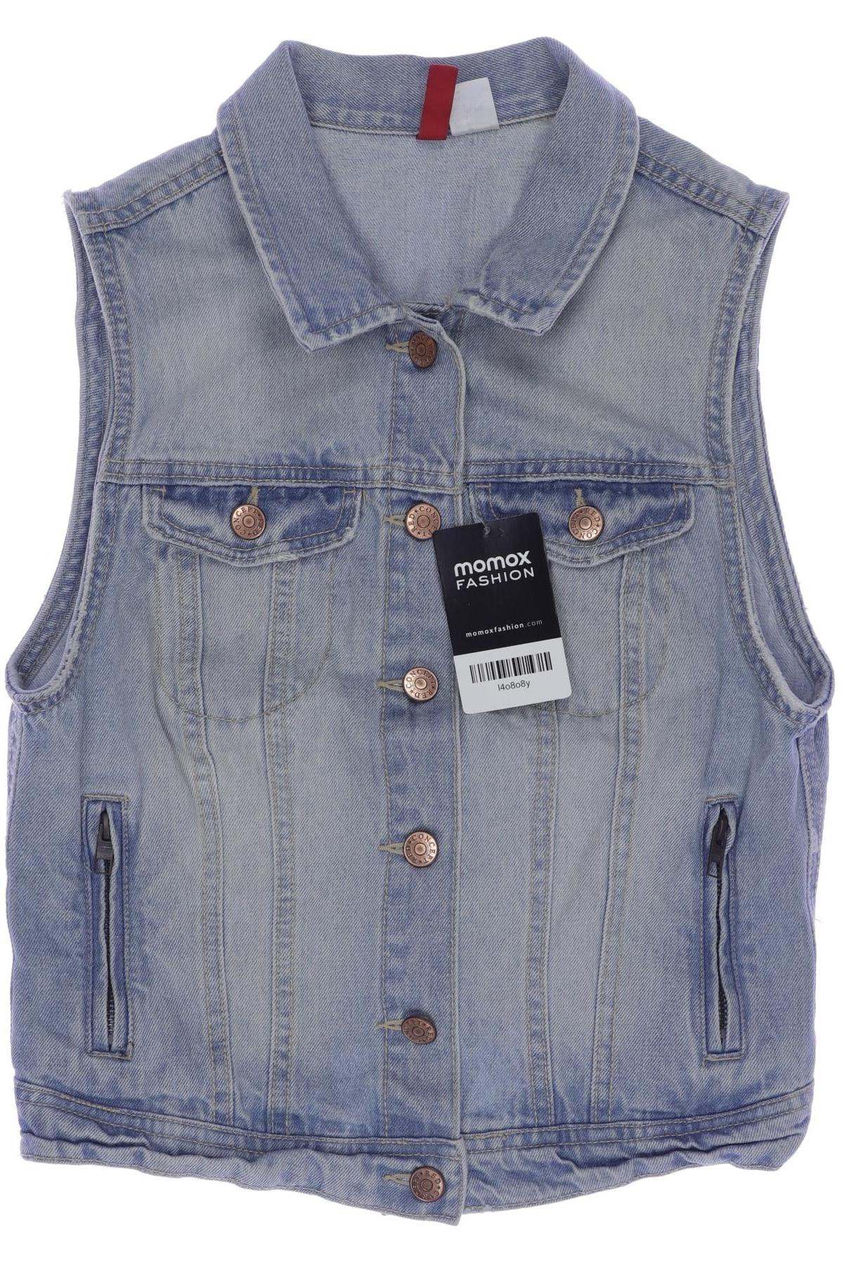 

H&M Damen Weste, blau, Gr. 38