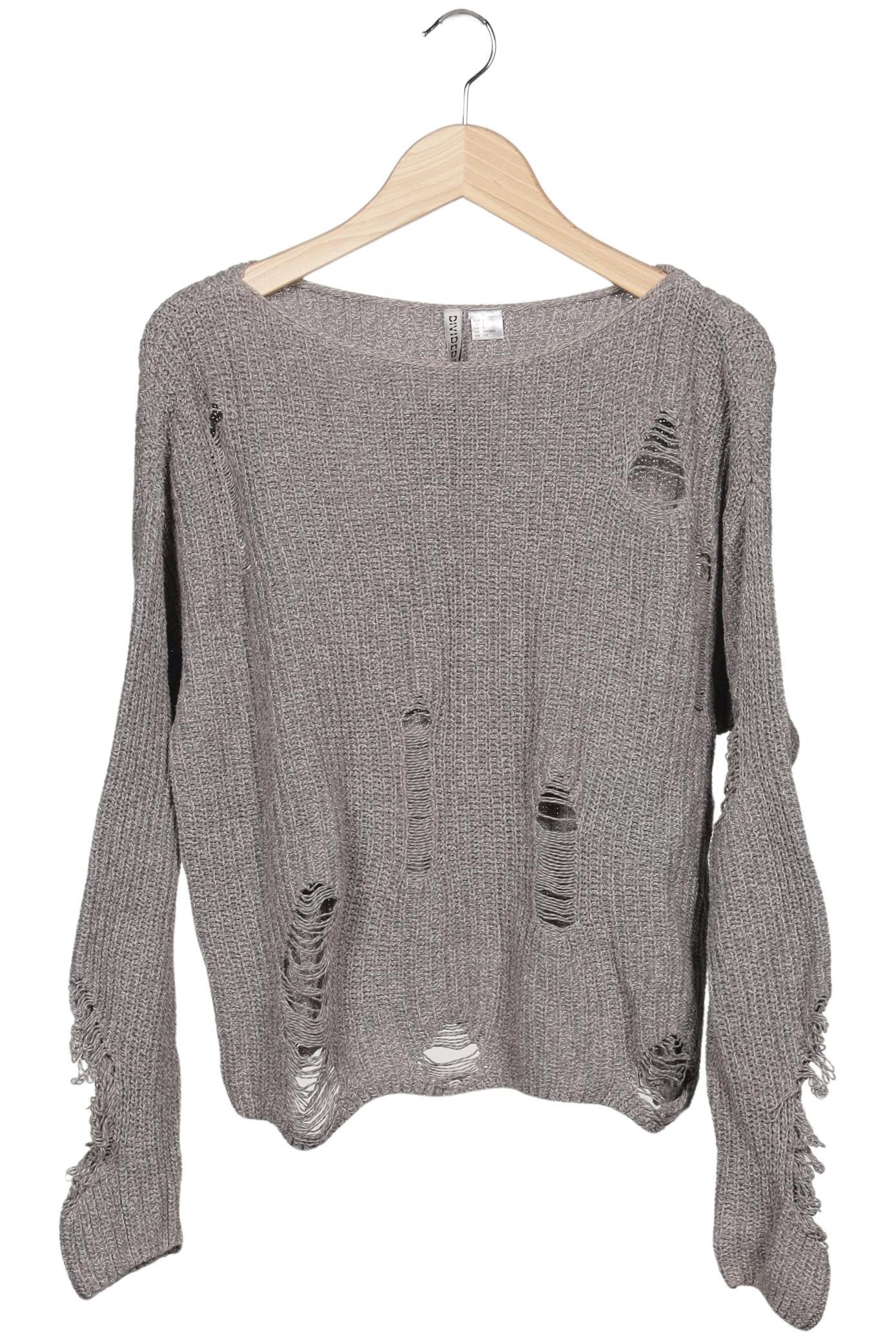 

H&M Damen Pullover, grau, Gr. 36