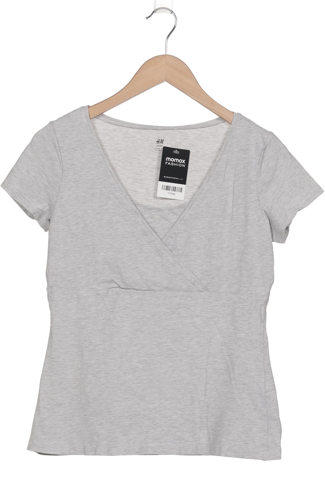

H&M Damen T-Shirt, grau, Gr. 38